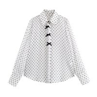 White polka dots