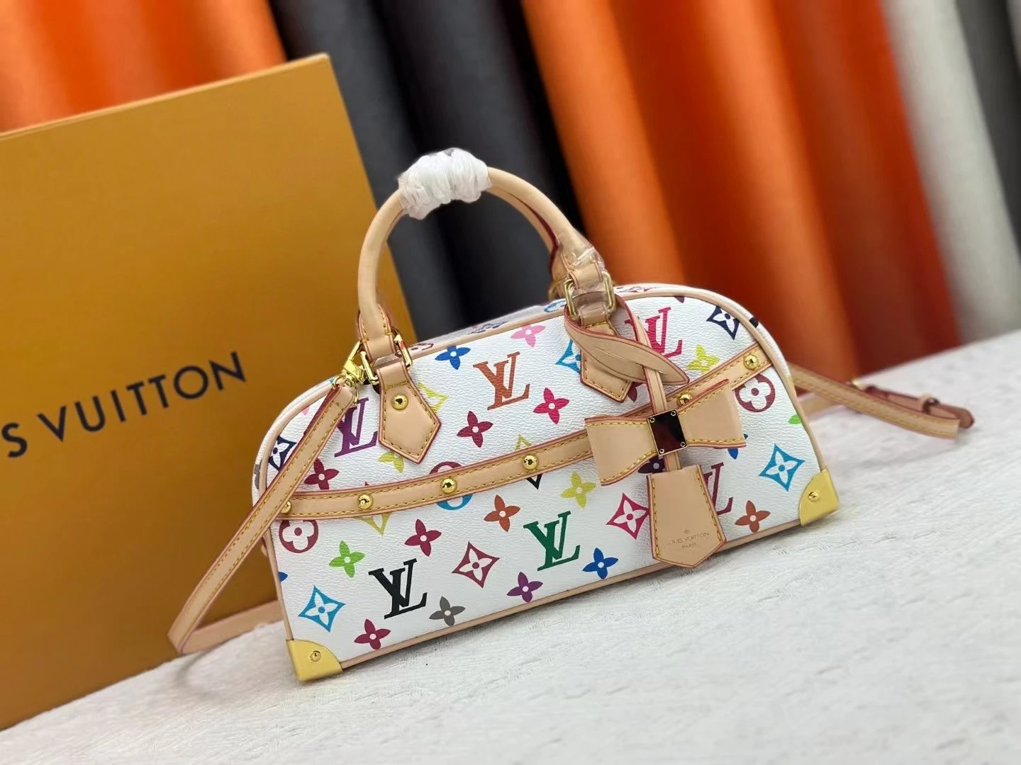 Louis Vuitton Multi-Color Monogram Mini Speedy Handbag - 3