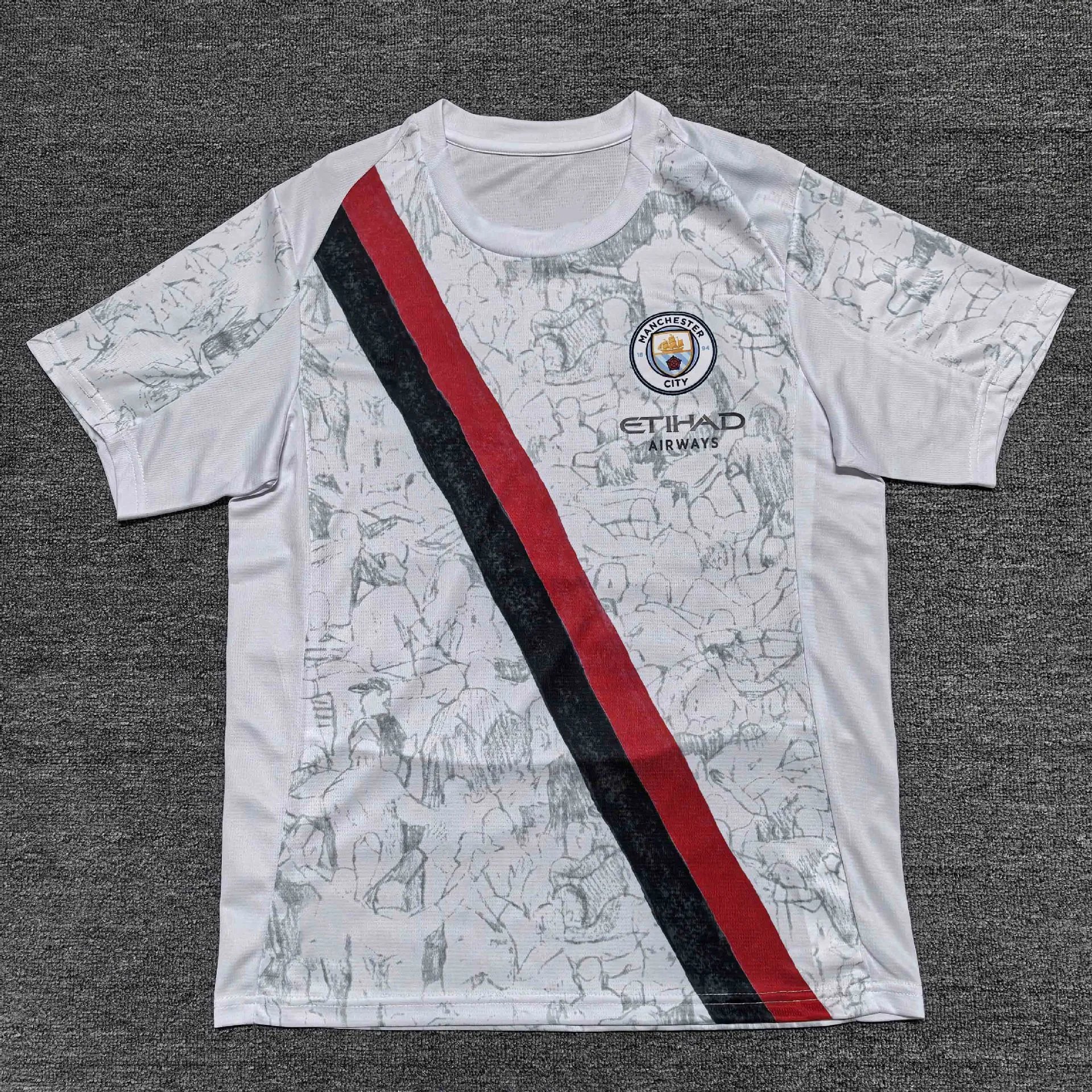 Manchester City Special Edition Training Jersey - White/Grey/Red/Black