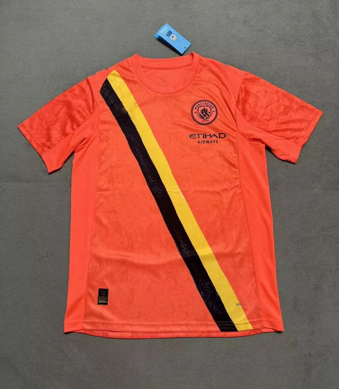Manchester City Puma 2024-25 Third Jersey Orange/Yellow/Black