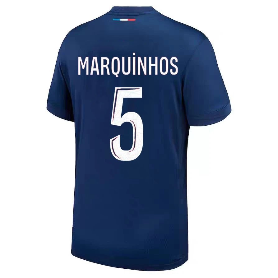 PSG x Nike Home Jersey 2024/25 - Marquinhos #5 - Navy Blue