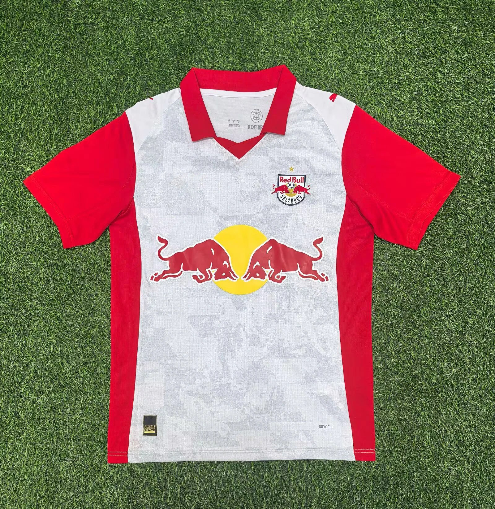 Puma Red Bull Salzburg Home Jersey White/Red (2024-25)