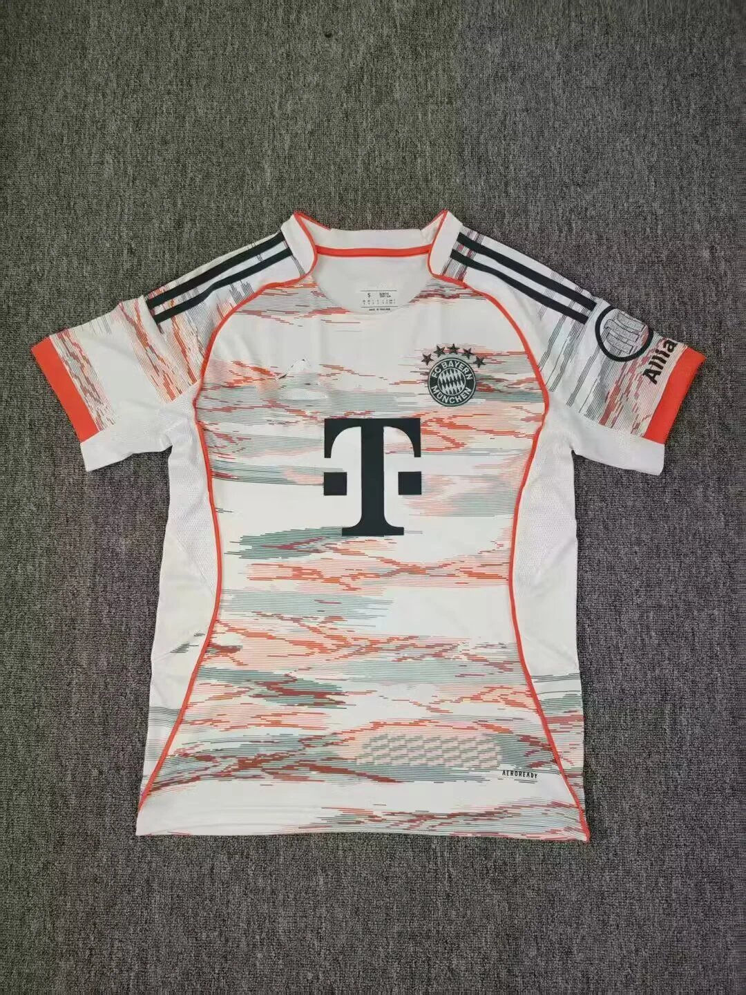 Bayern Munich Adidas 2024-25 Away Jersey White/Orange/Grey