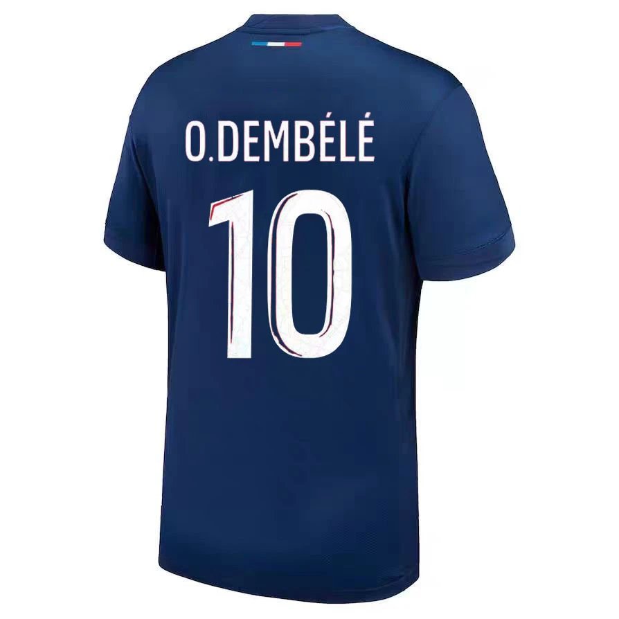 PSG x Nike Home Jersey 2024/25 - O.Dembele #10 - Navy Blue
