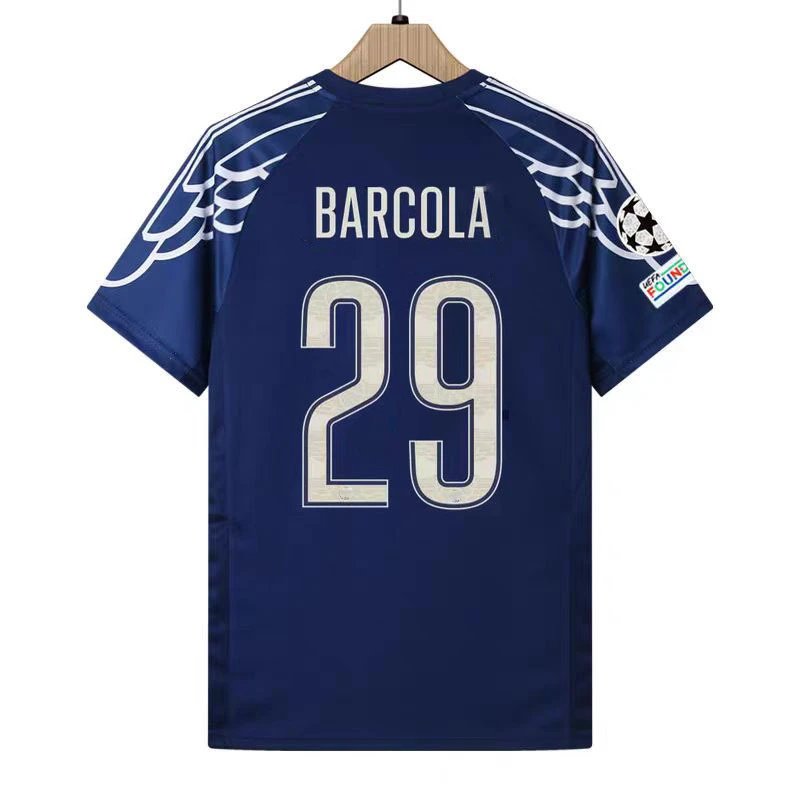PSG x Adidas Special Edition Jersey 2024/25 - Barcola #29 - Navy Blue Angel Wings UCL