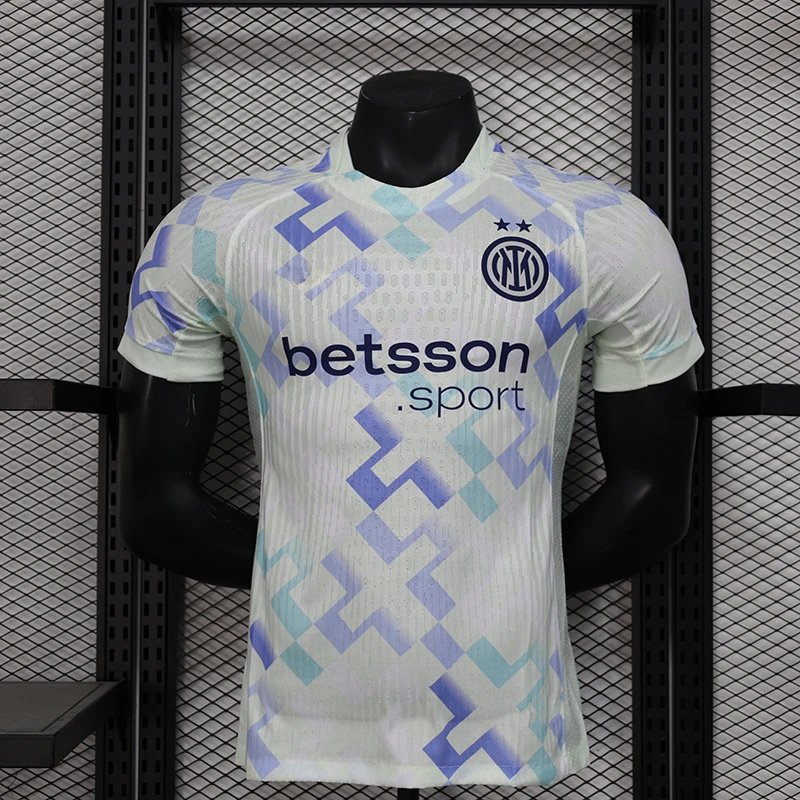 Nike Inter Milan 2024/25 Away Player Version Jersey - White/Lavender Pixel (Betsson)