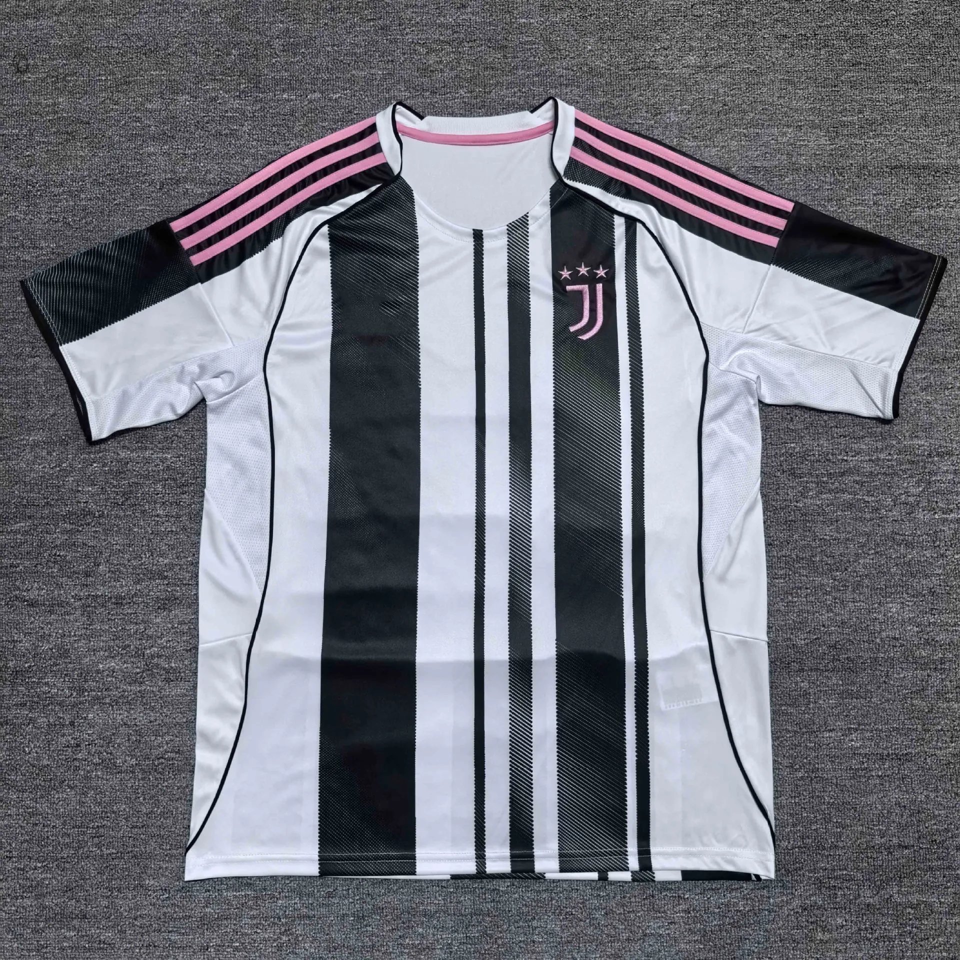 Juventus 2024-25 Home Jersey - White/Black/Pink