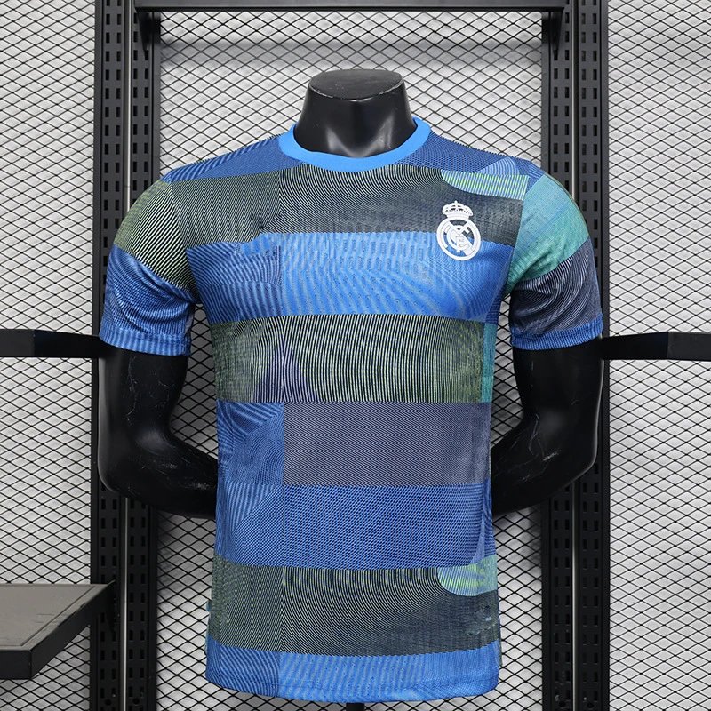 Adidas Real Madrid Special Edition Pre-Match Jersey - Blue/Green Multicolor