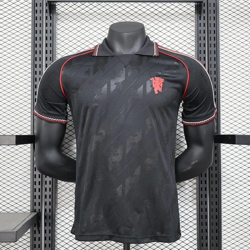 Adidas Manchester United Pre-Match Training Polo - Black