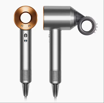 Dyson Supersonic Hair Dryer Nickel Copper Special Edition with Attachments