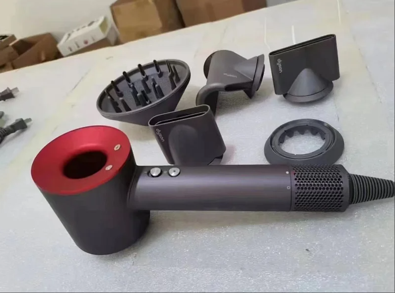 Dyson Supersonic Hair Dryer Red/Black with Attachments Compact Set