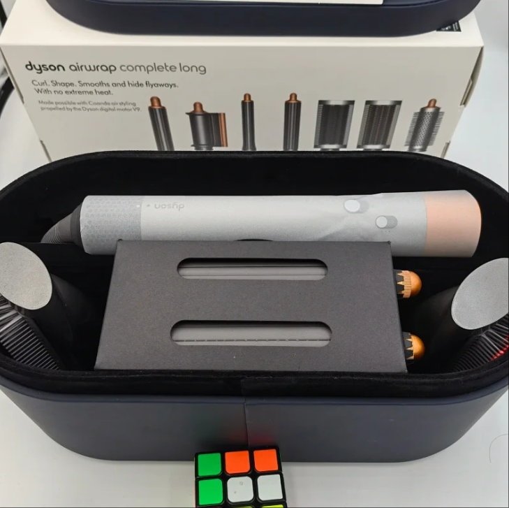 Dyson Airwrap Complete Long Styler Nickel Copper Compact with Case