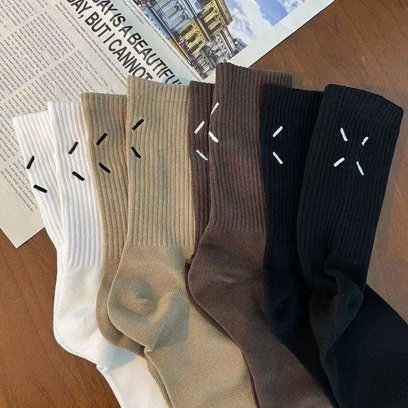 Black + Dark Brown + White + Khaki