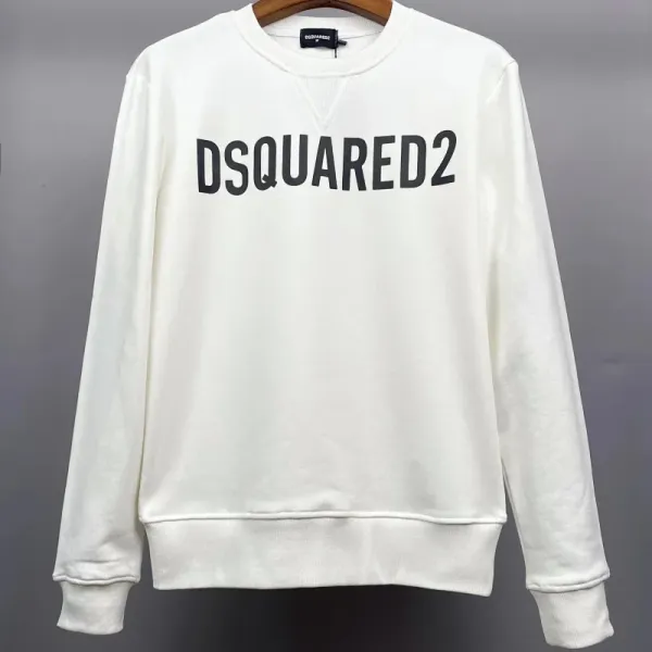 DSQUARED2 Vika Vigas Crystal-Embellished White Sweatshirt - 12