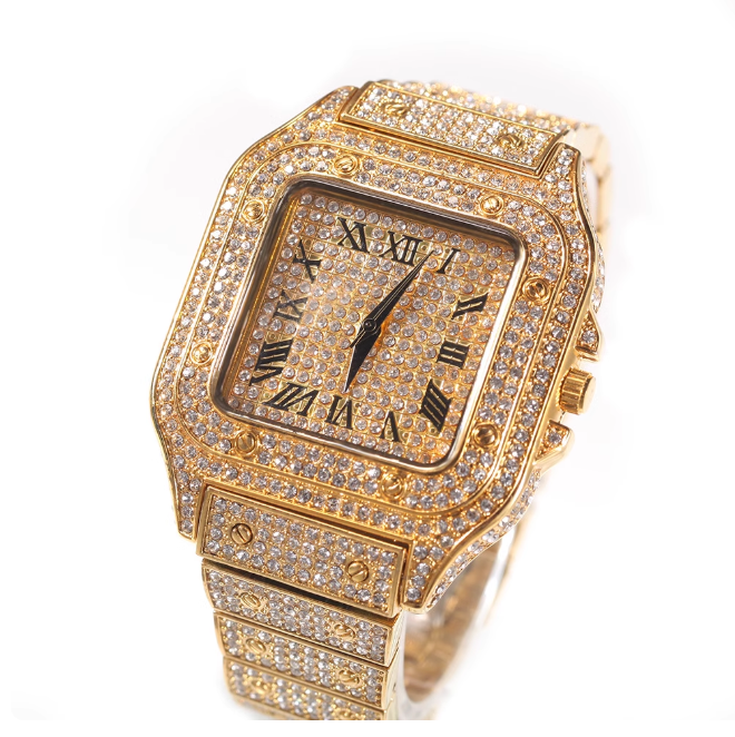 RELOJ ENTERO DE DIAMANTES