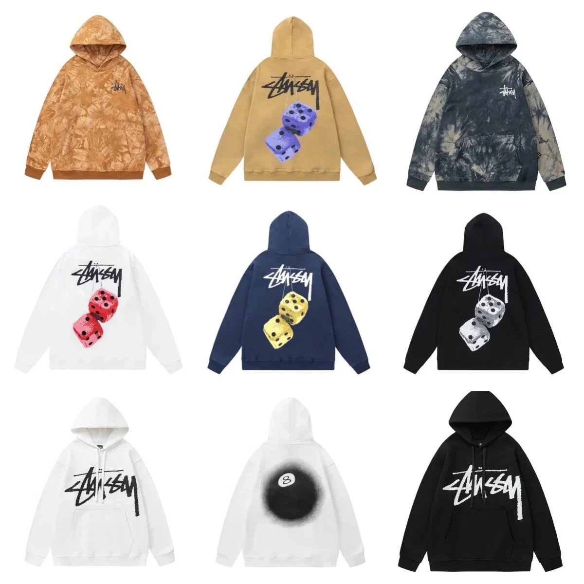 TODAS LAS SUDADERAS STUSSY +30 MODELOS