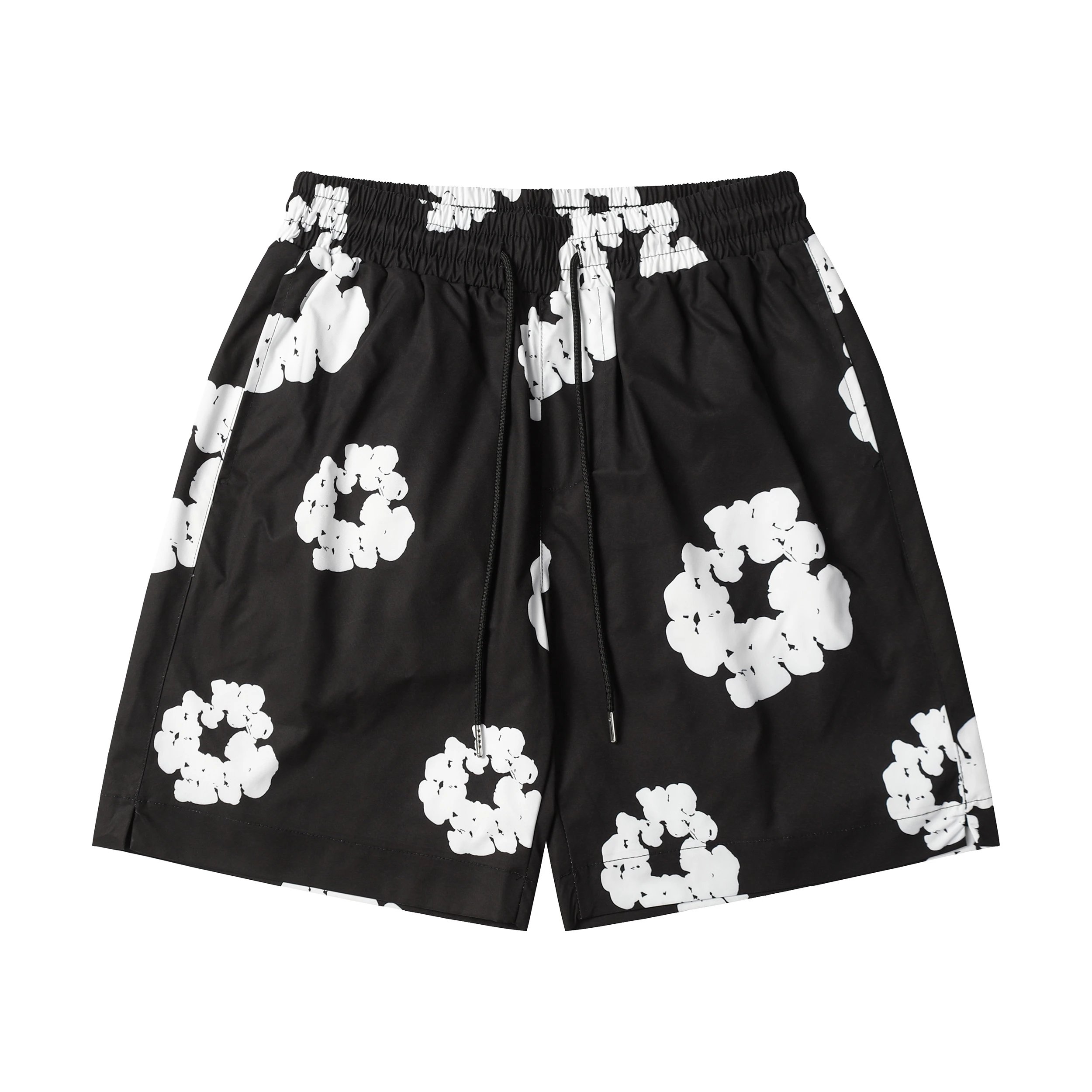 Design Floral Print Green Short-Sleeve Shirt and Shorts Set - 8