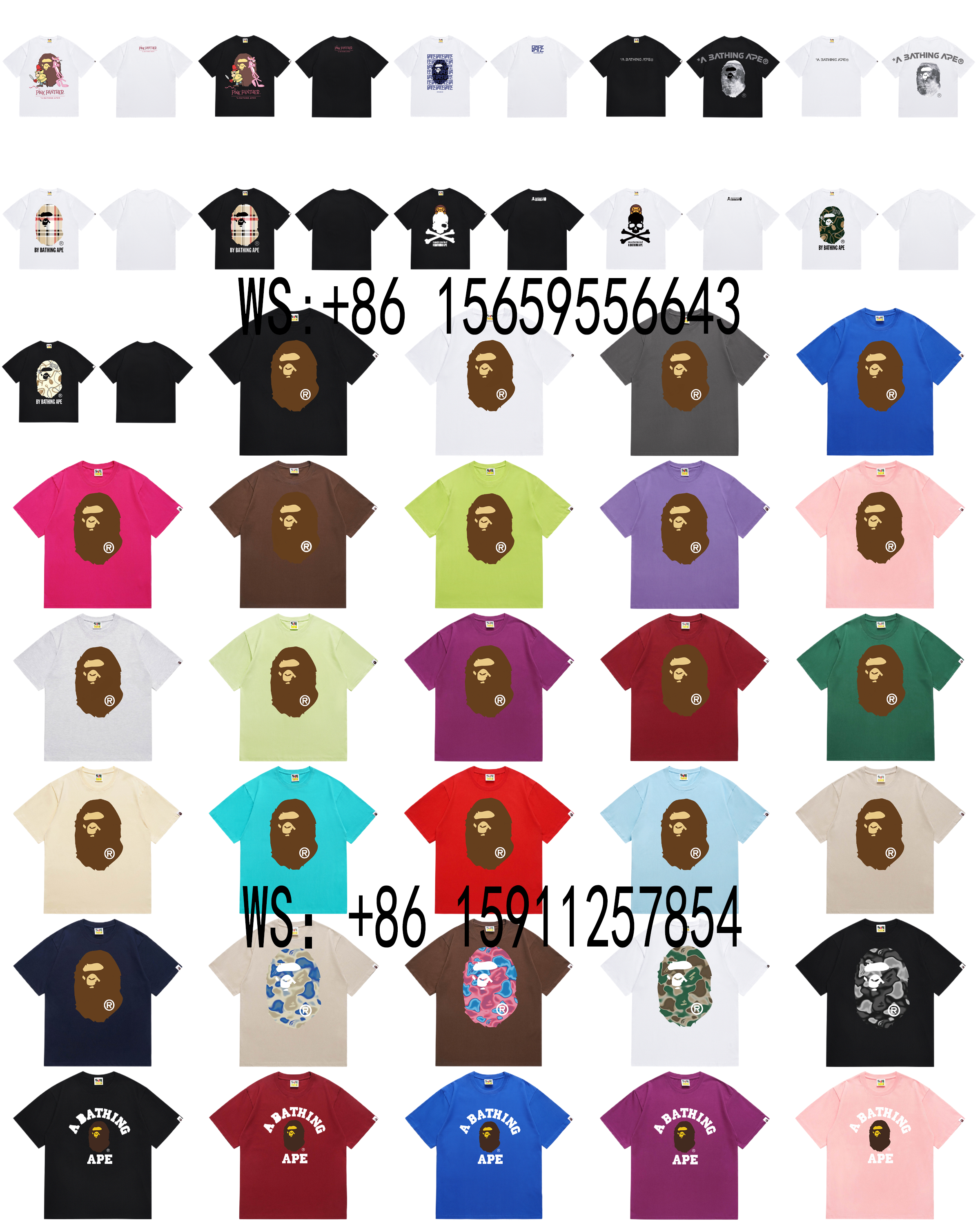 A BATHING APE T-Shirts(140)