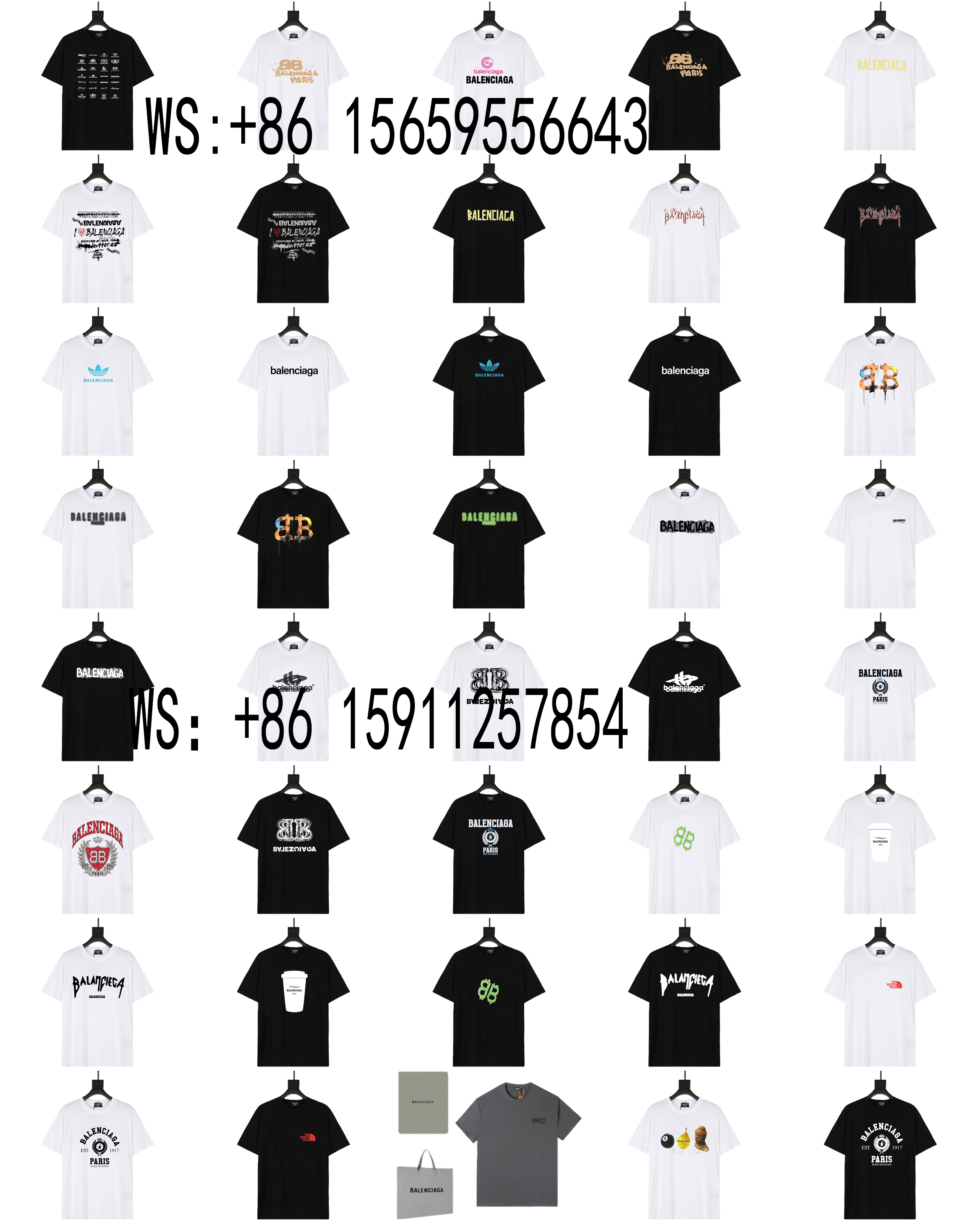 Balenciaga T-Shirts（194)