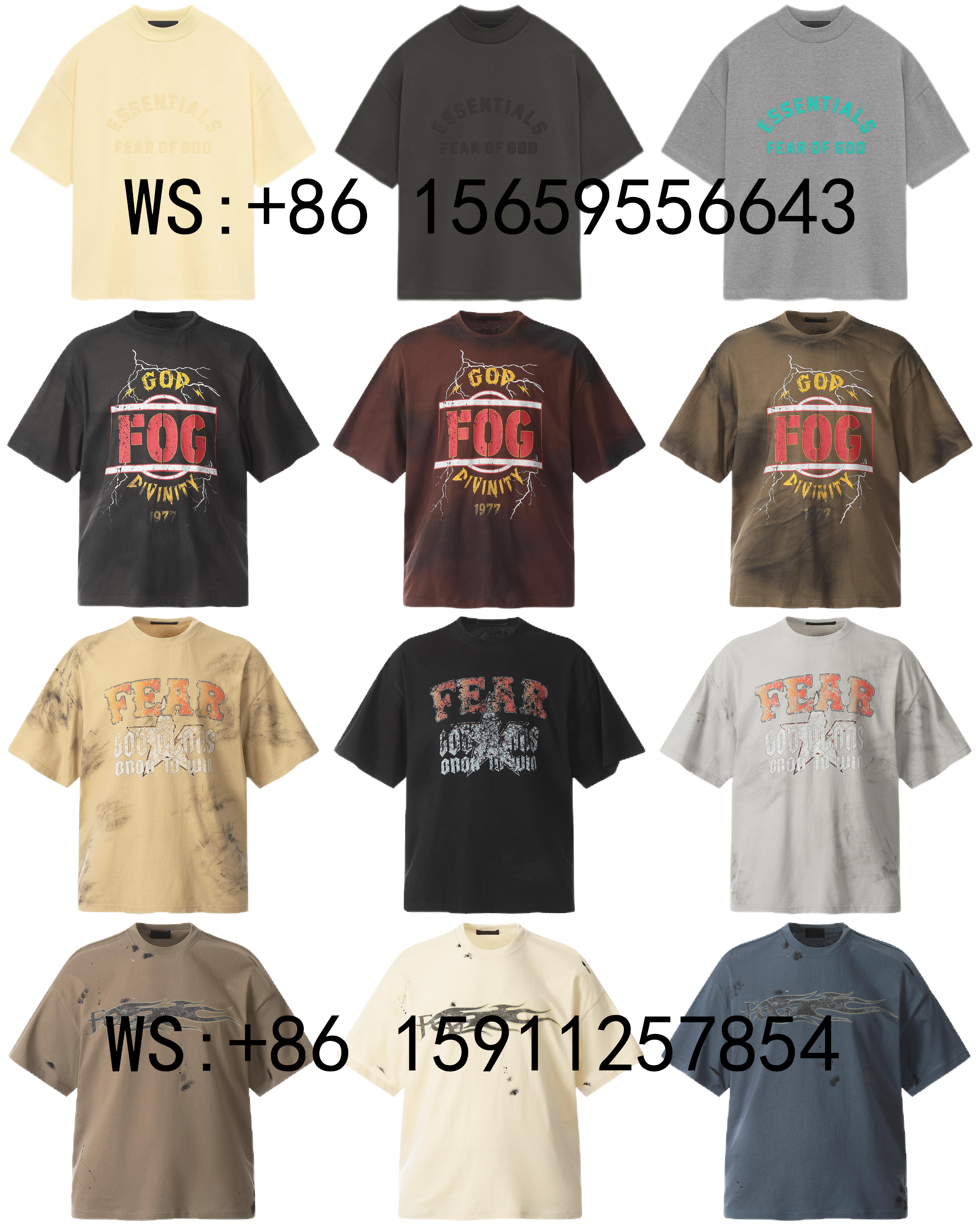 Fear of God T-Shirts（427）