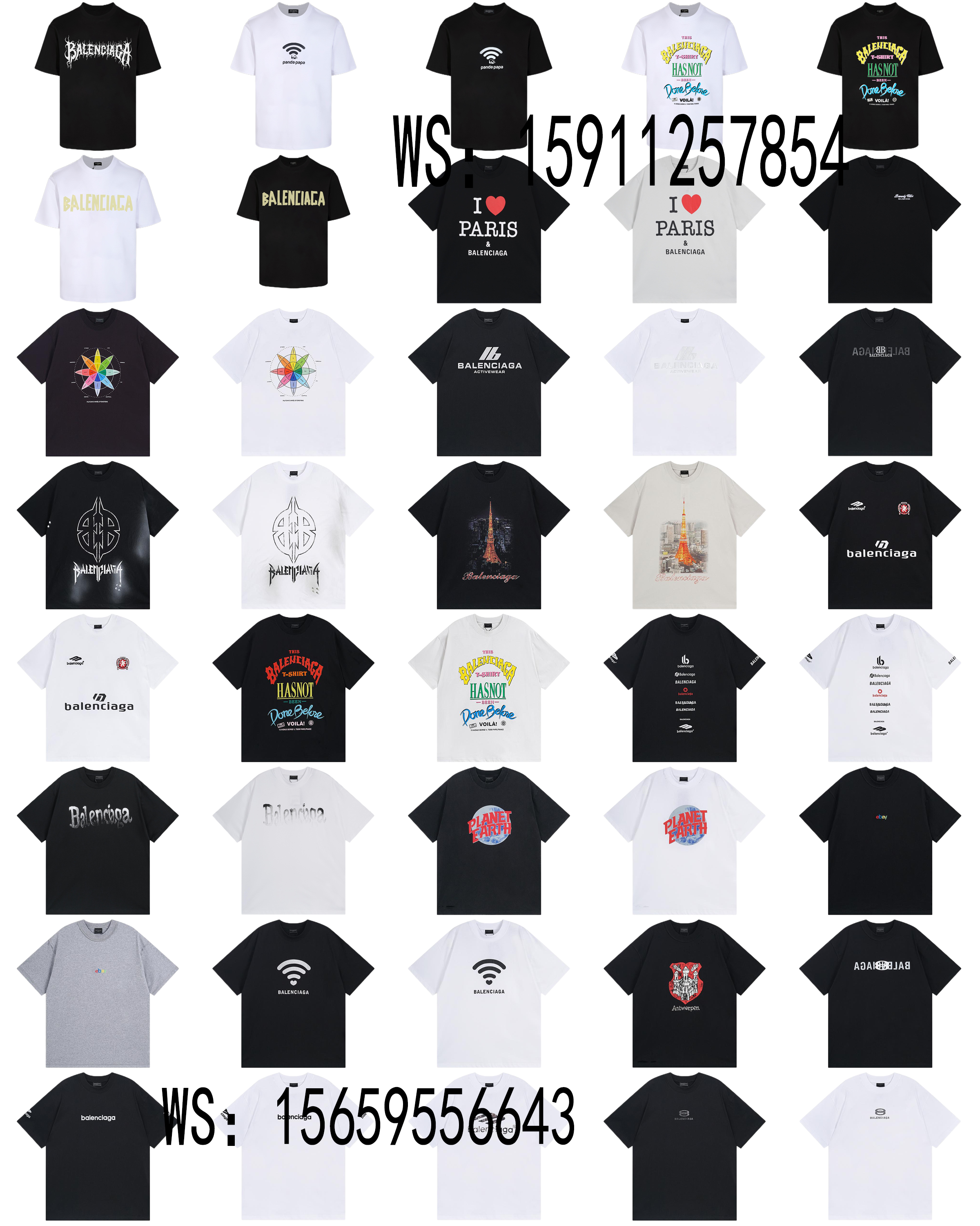 Balenciaga T-Shirts（206）