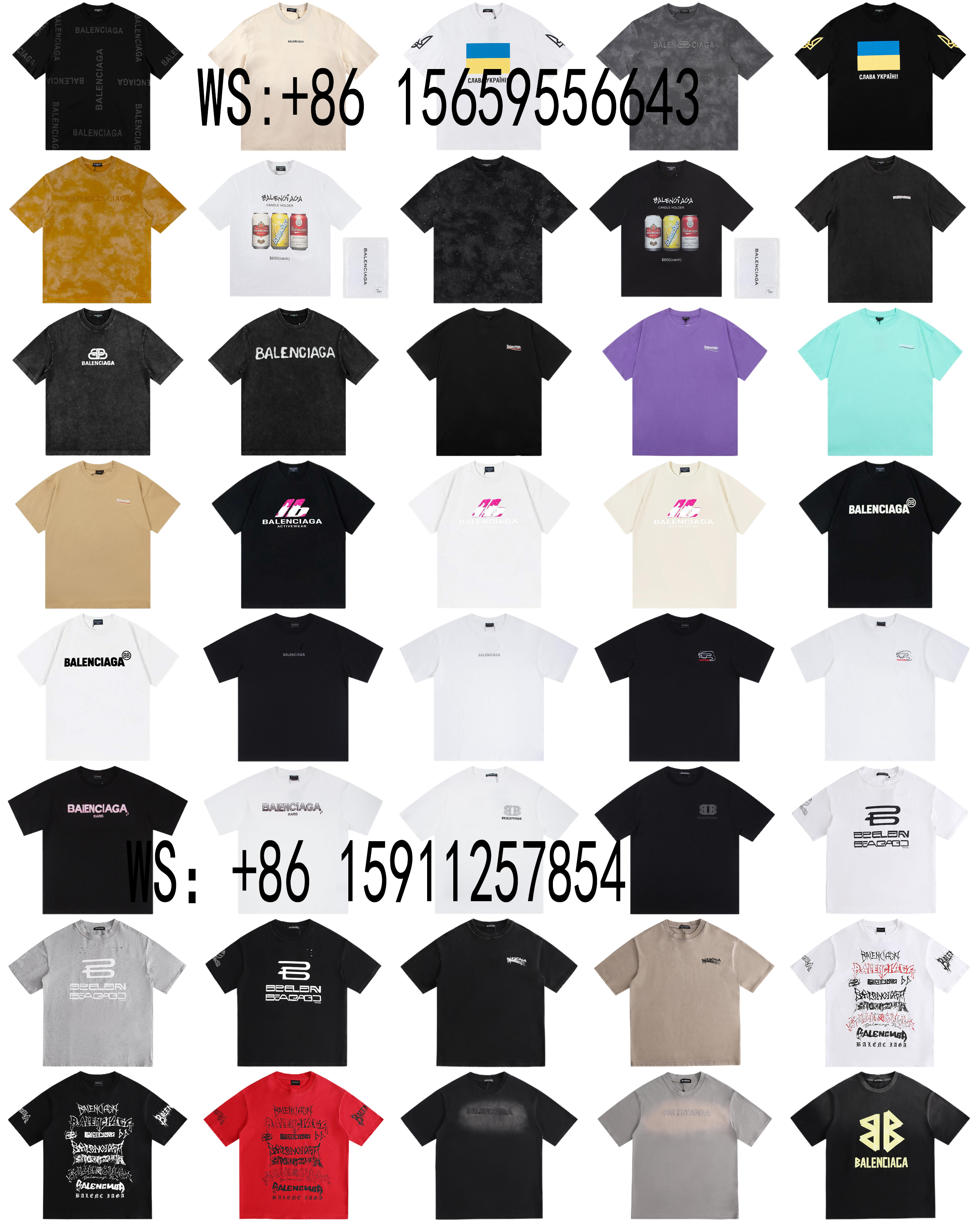 Balenciaga T-Shirts（182）