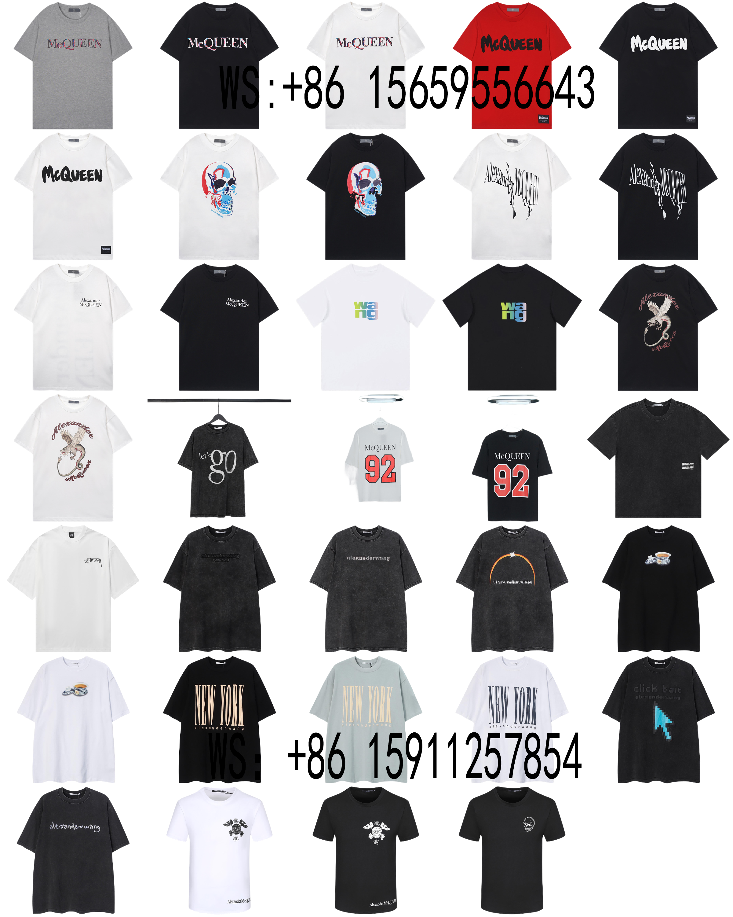 Alexander McQueen T-Shirts(122）