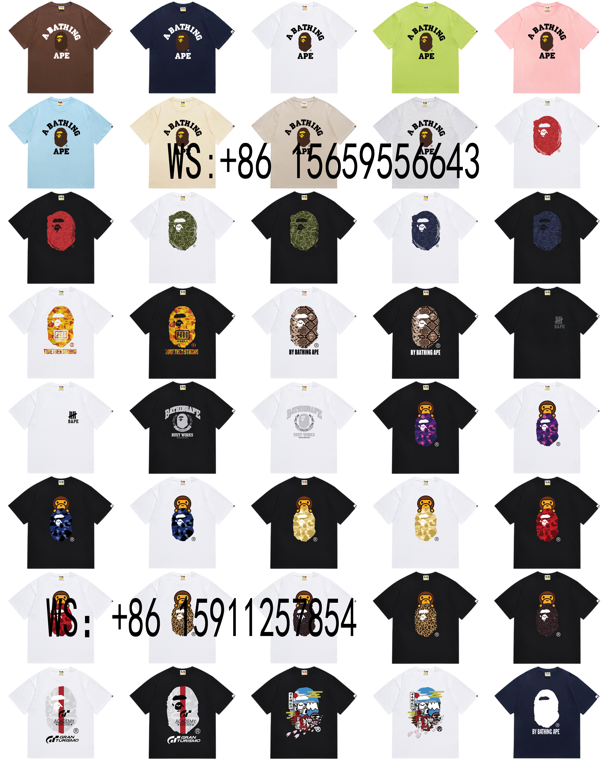 A BATHING APE T-Shirts(141)