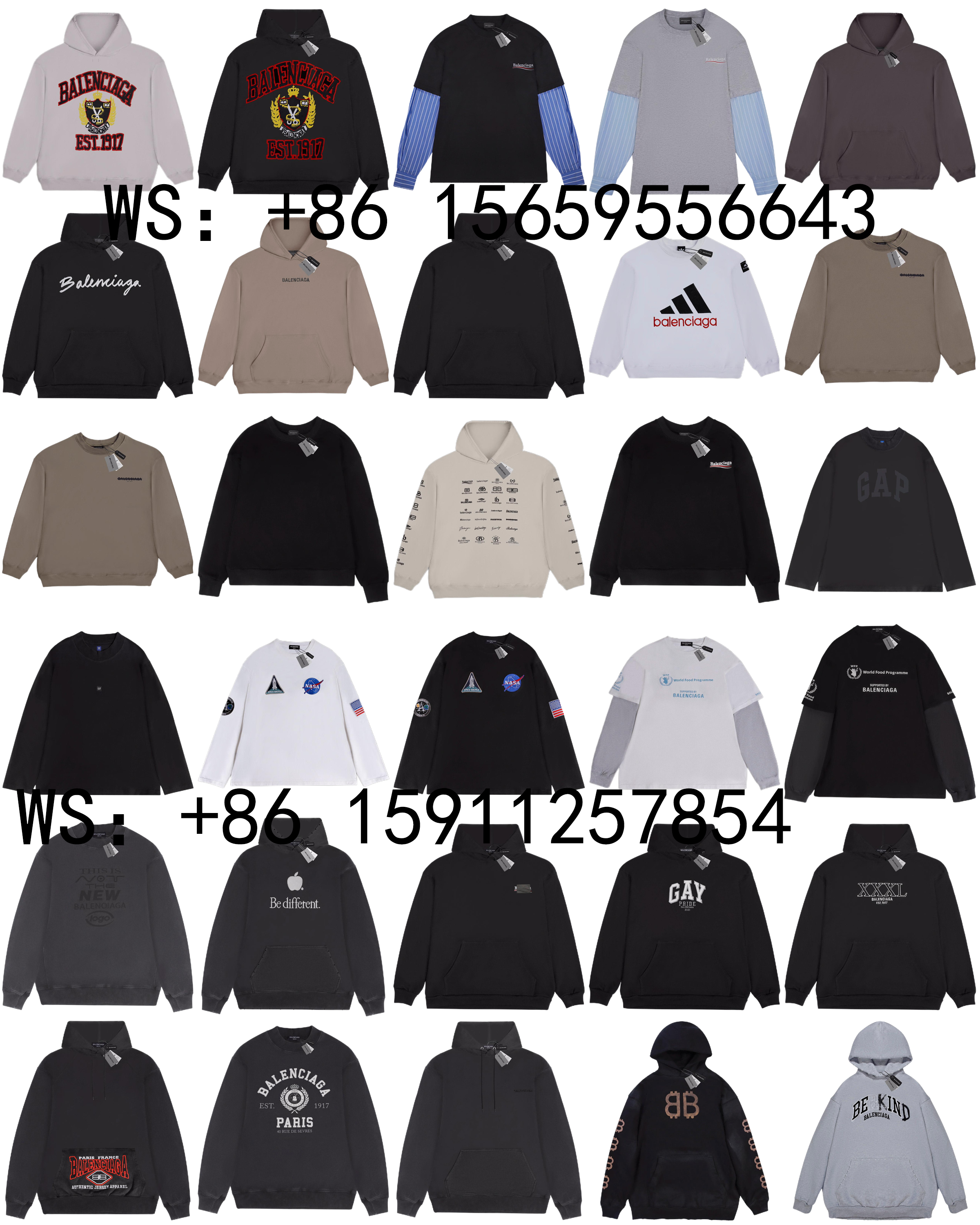 Balenciaga Hoodies（34）