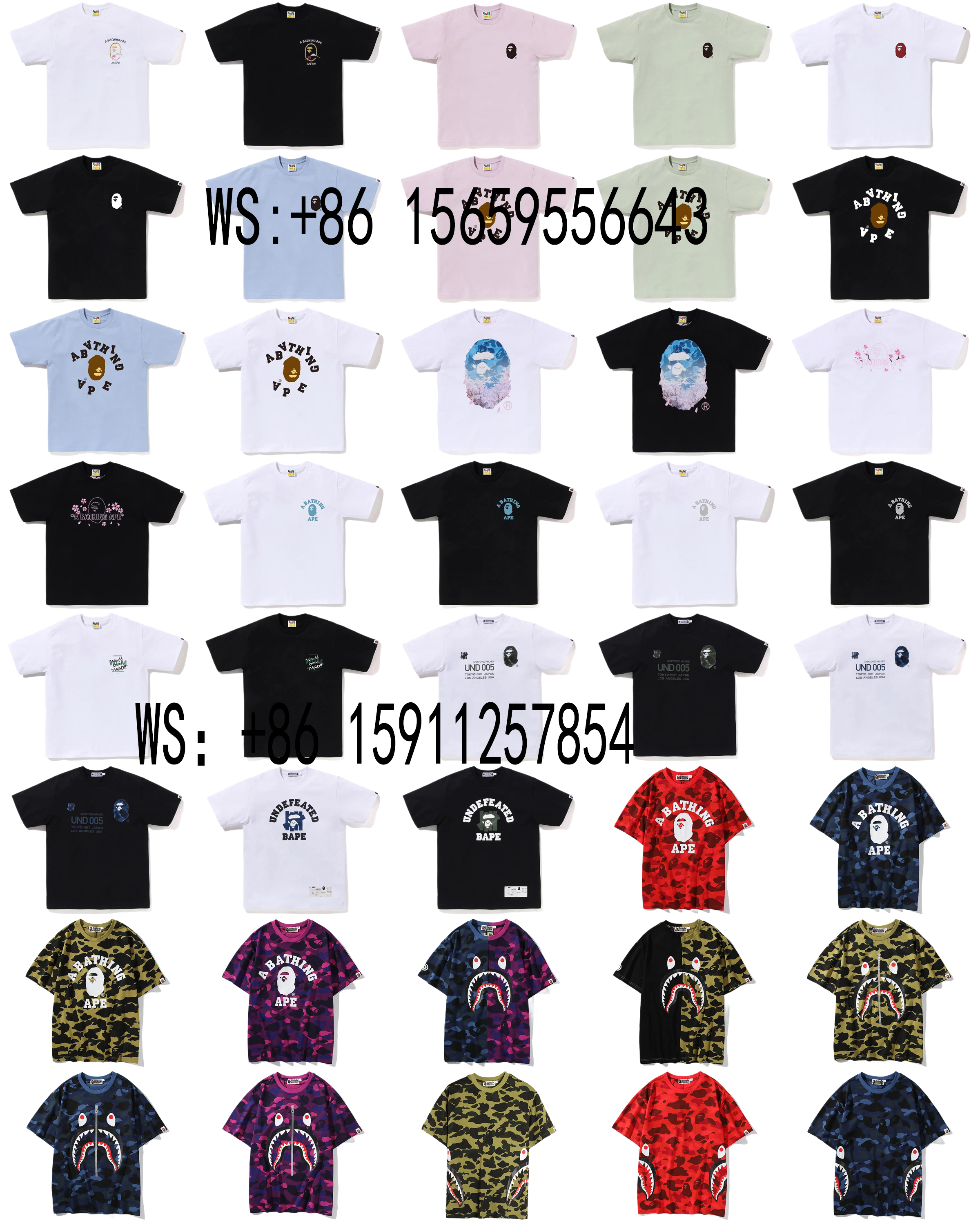 A BATHING APE T-Shirts(155)