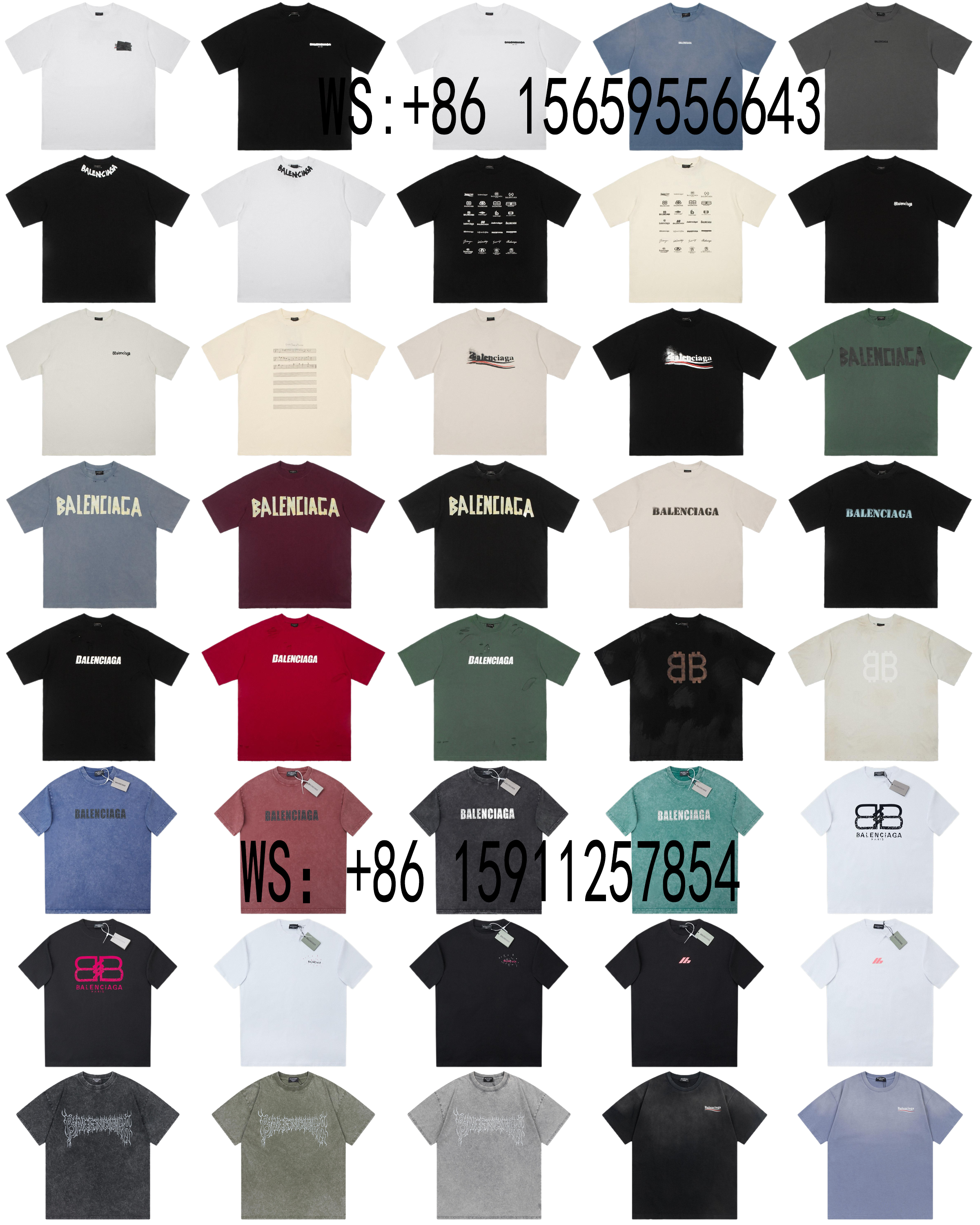 Balenciaga T-Shirts(172）