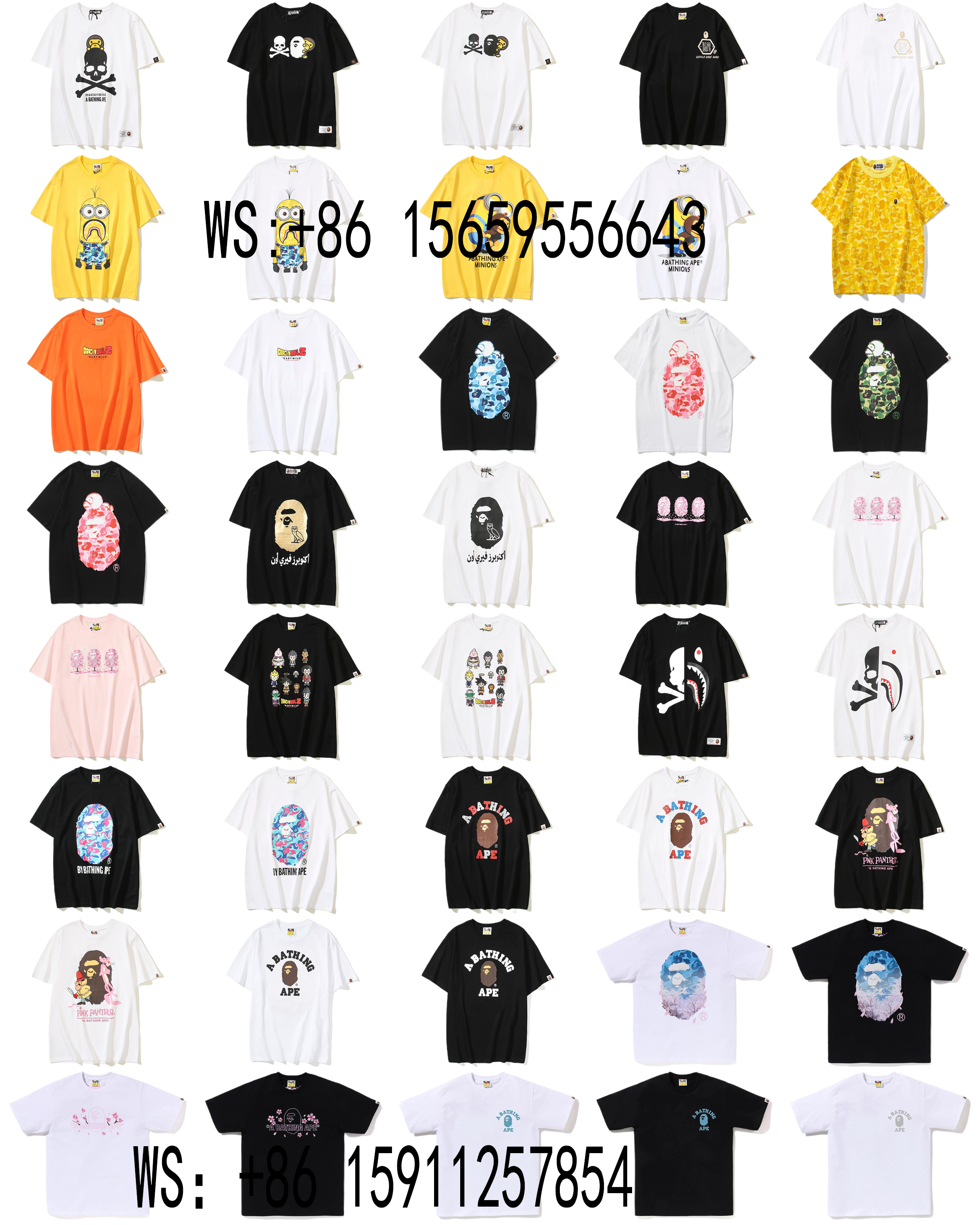 A BATHING APE T-Shirts(157）