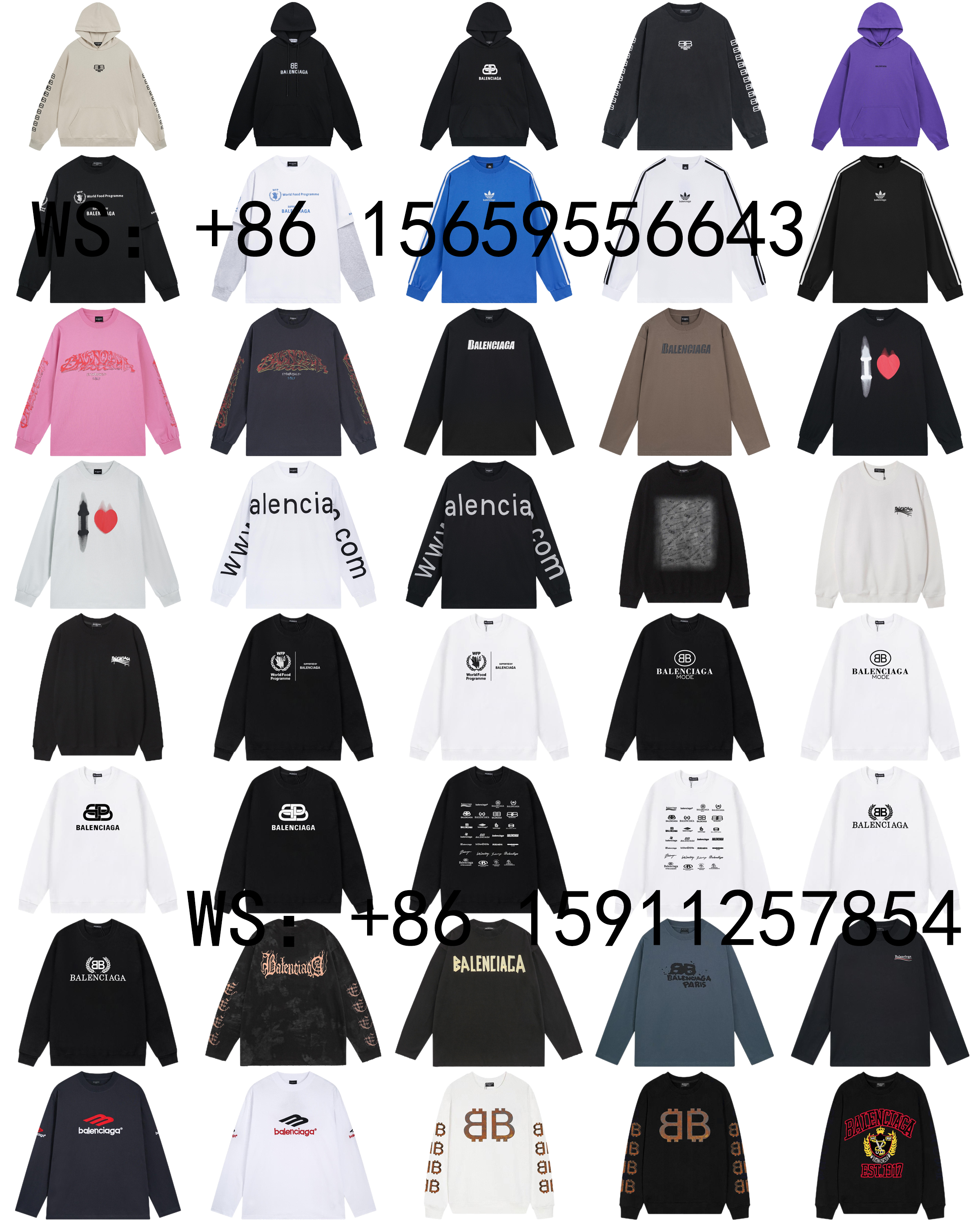 Balenciaga Hoodies（40）