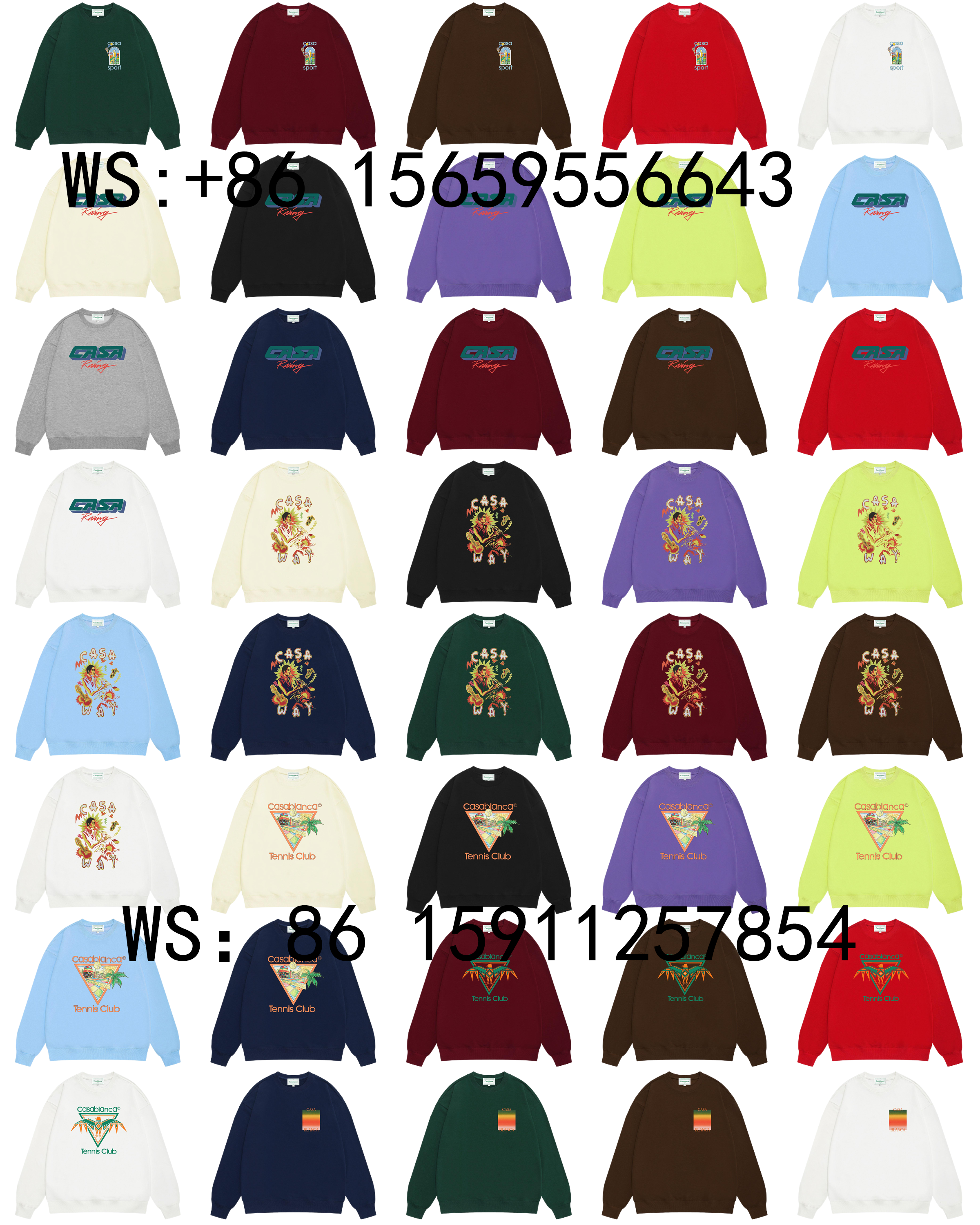Casablanca Hoodies（58）