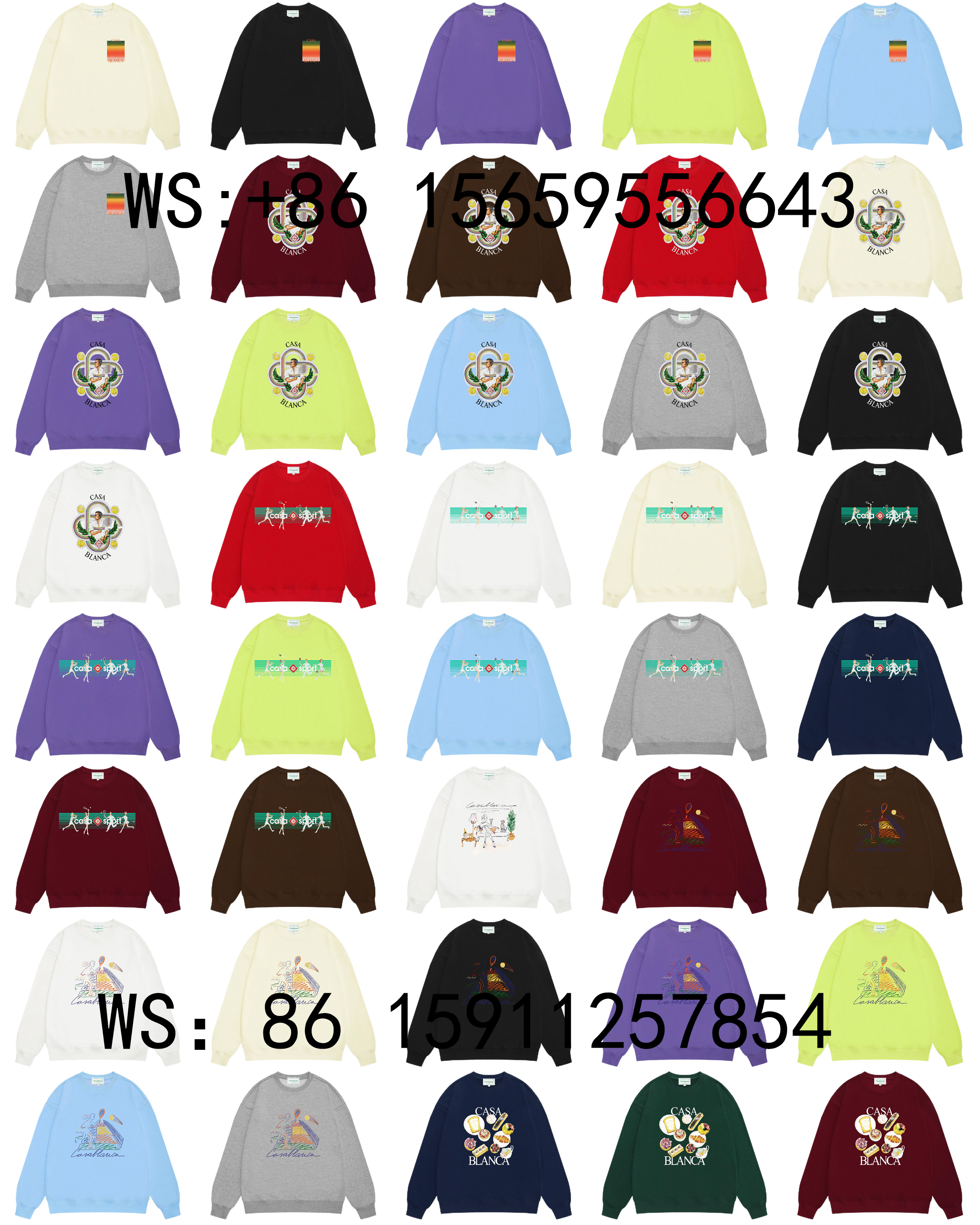 Casablanca Hoodies（59）