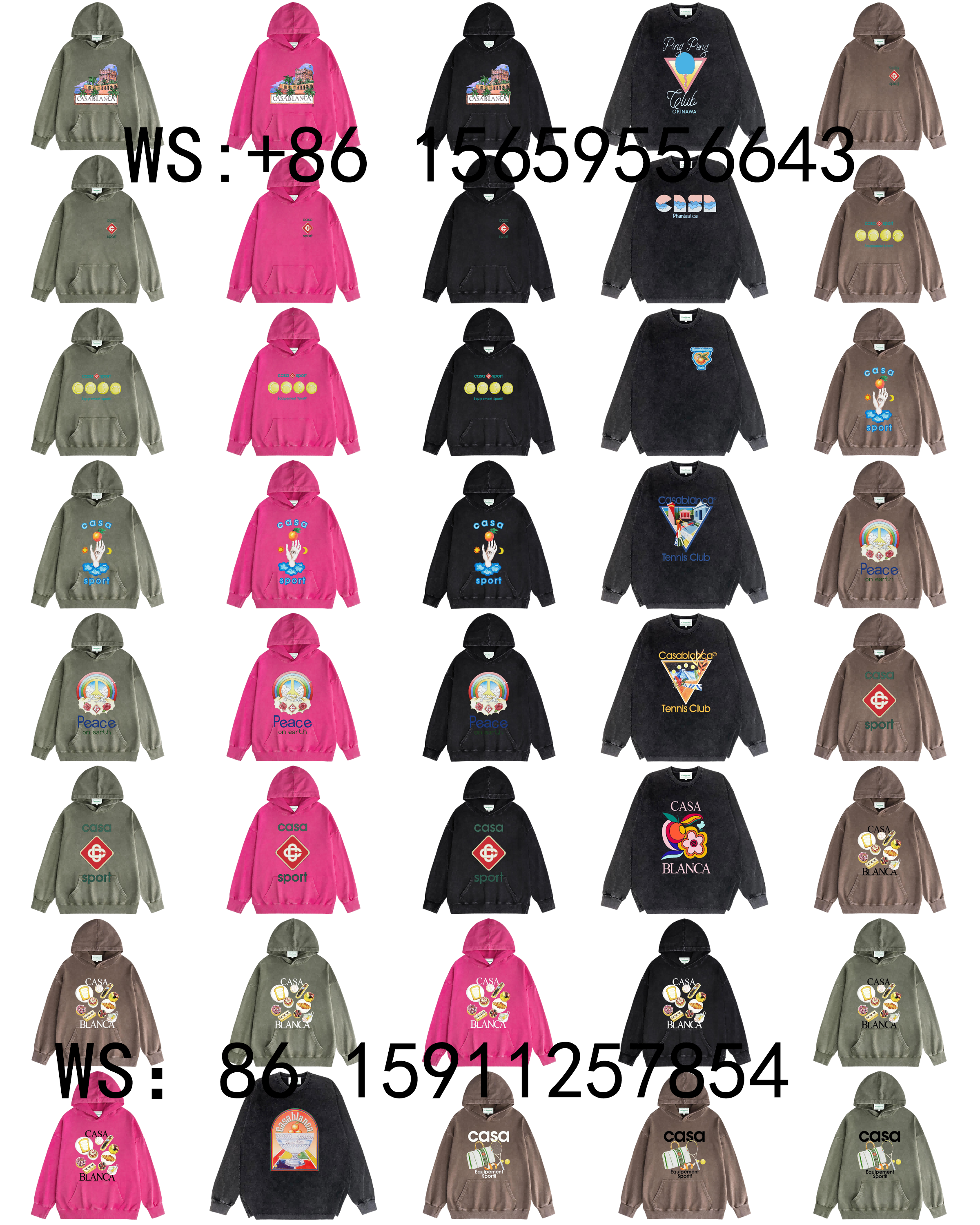Casablanca Hoodies（74）