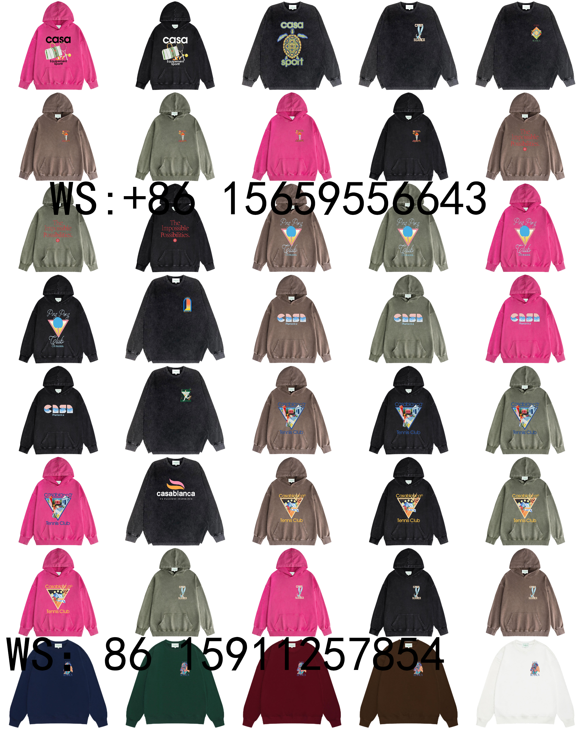 Casablanca Hoodies（75）