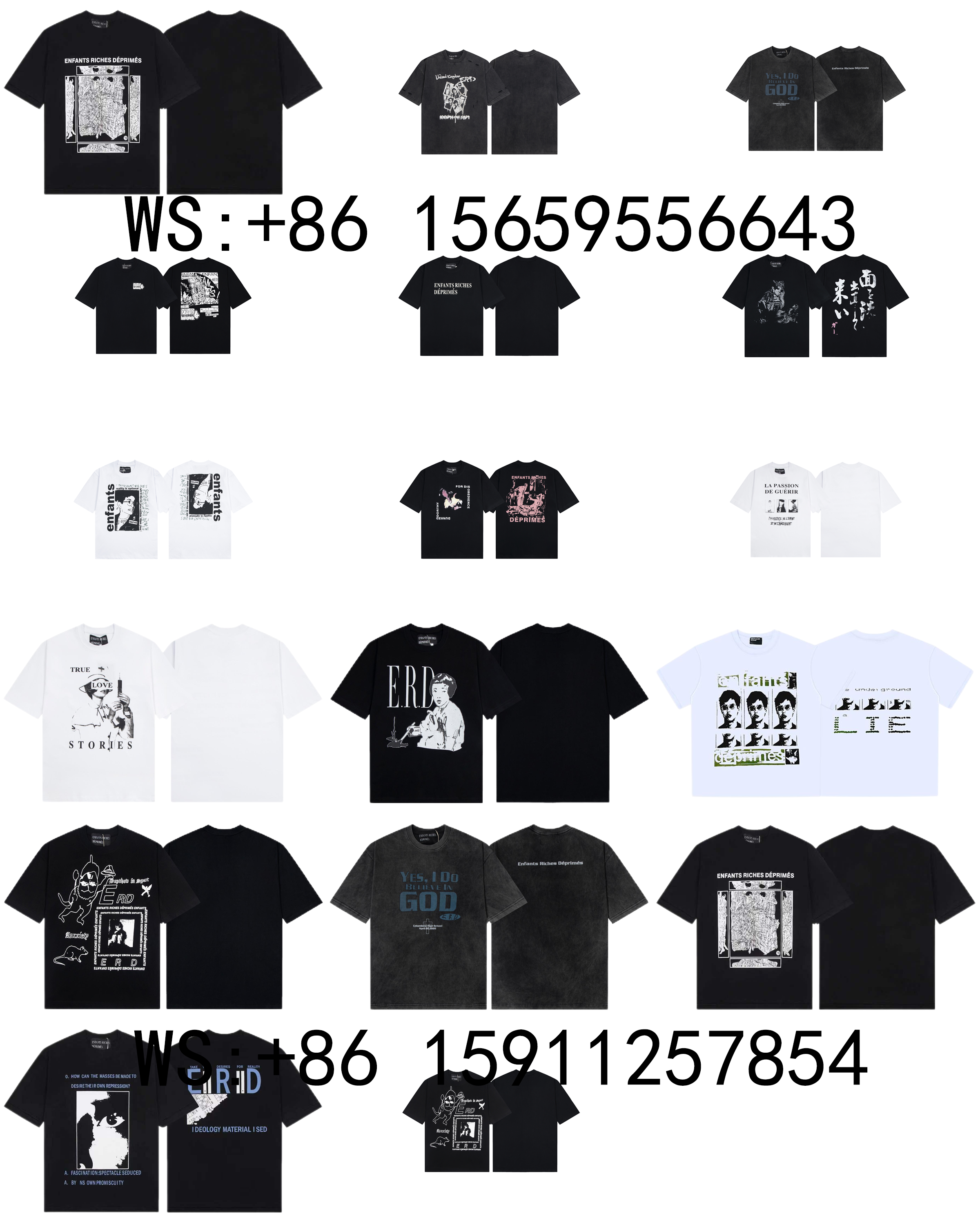 ENFANTS RICHES DÉPRIMÉS T-Shirts(416)