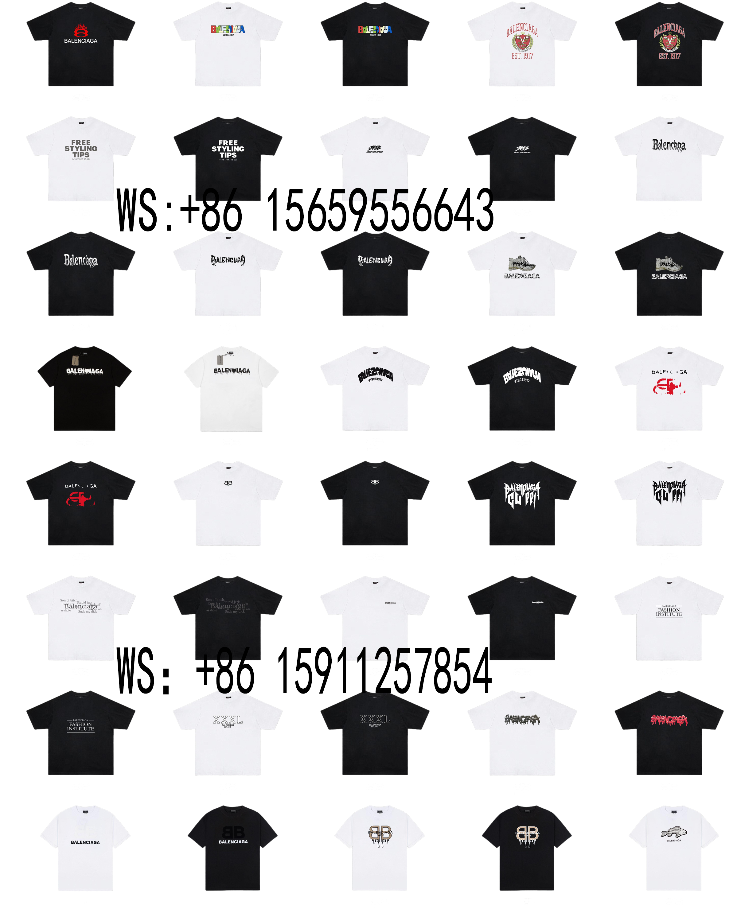 Balenciaga T-Shirts(187)