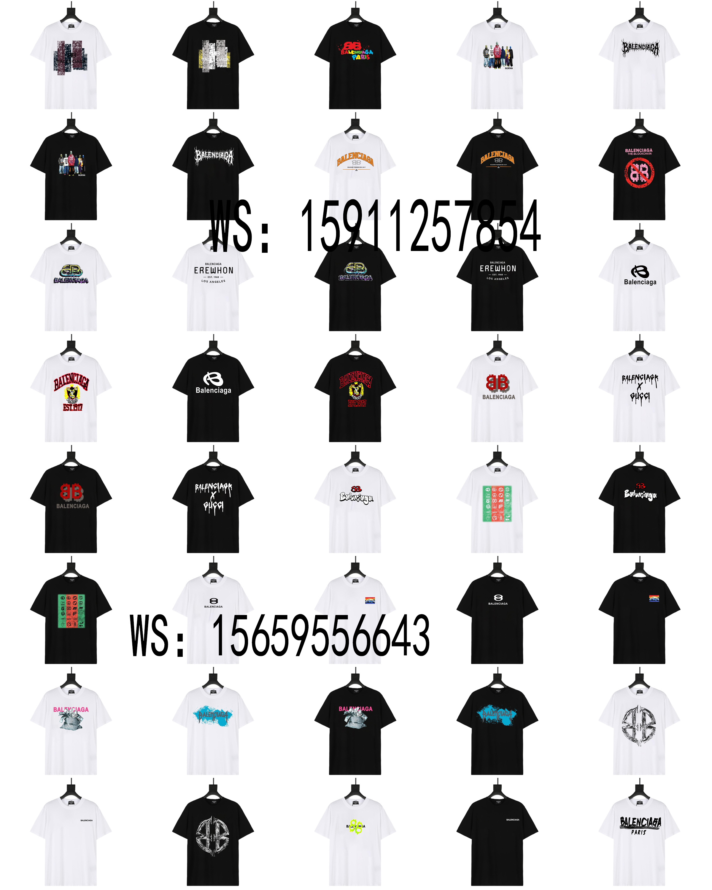 Balenciaga T-Shirts(198）