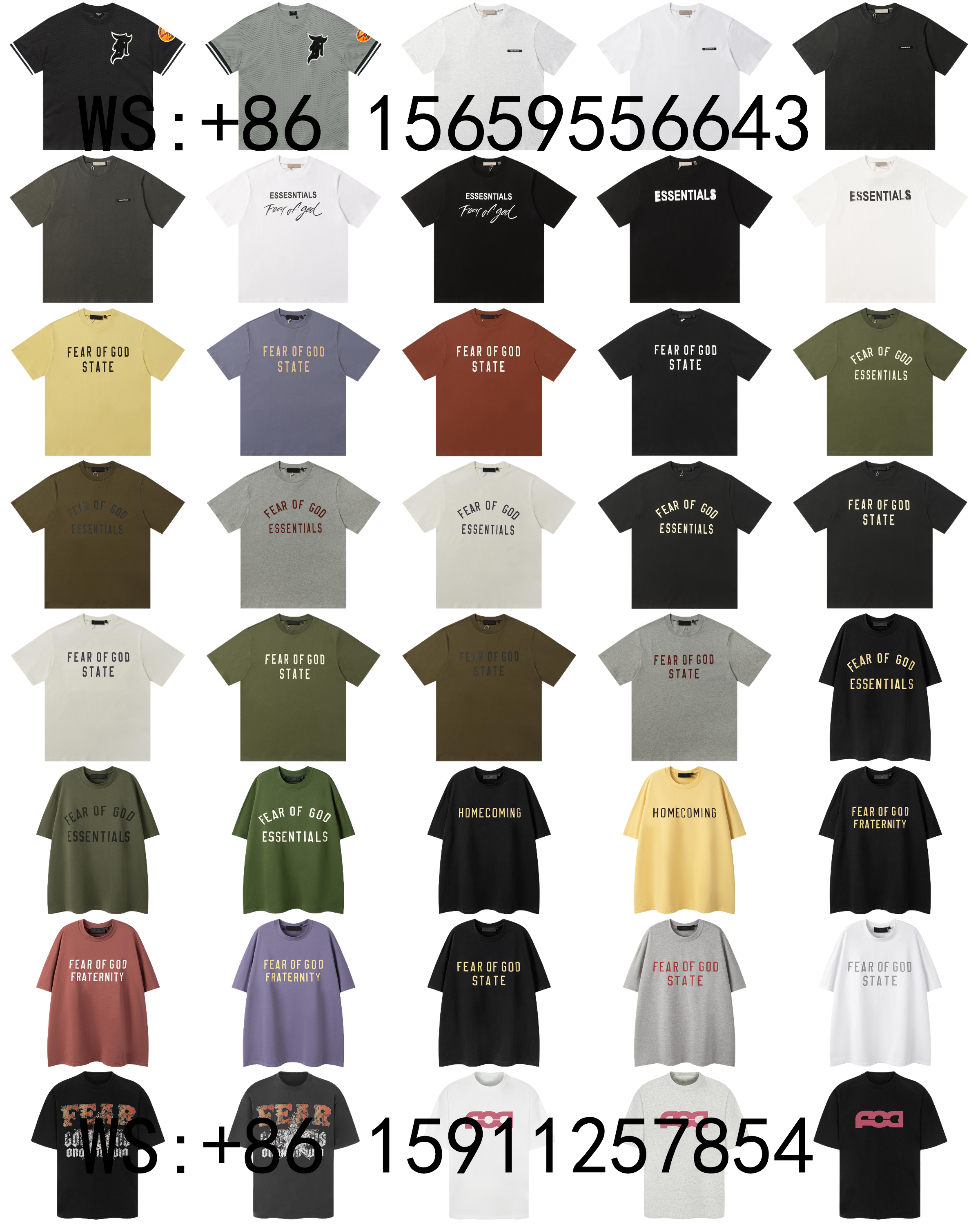 Fear of God T-Shirts(418)