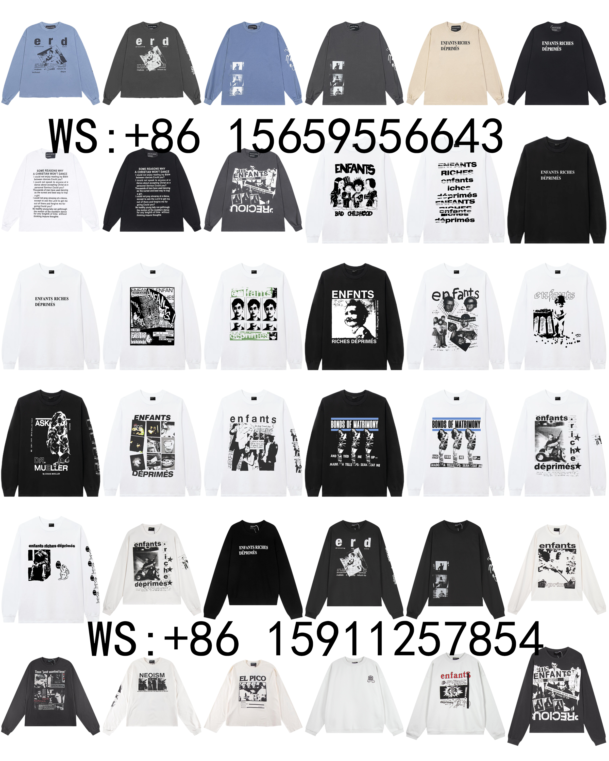 ENFANTS RICHES DÉPRIMÉS Hoodies（121）