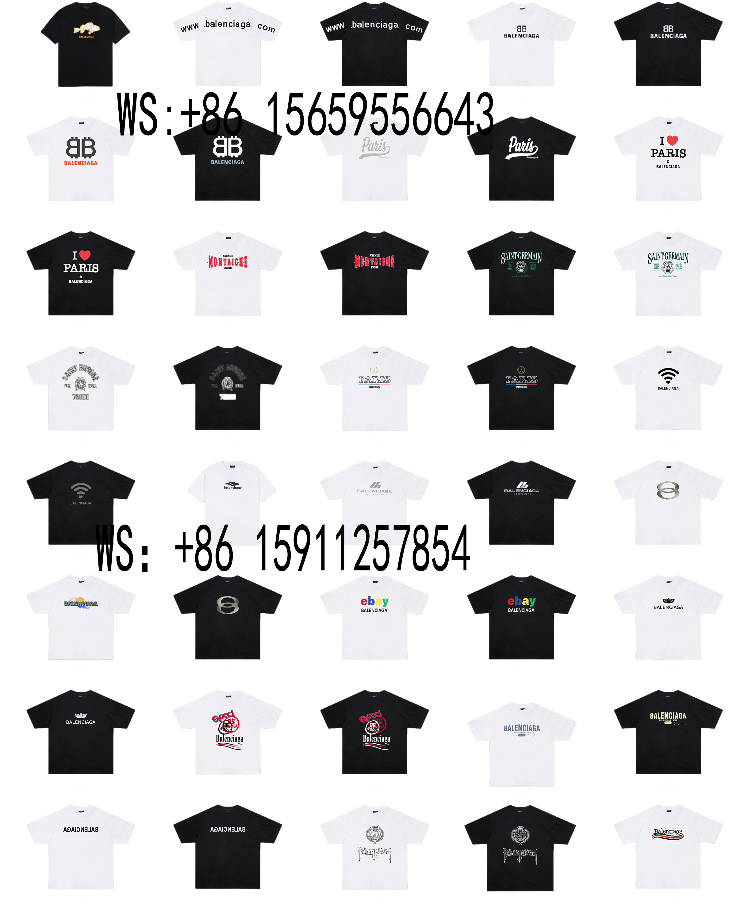 Balenciaga T-Shirts(188）