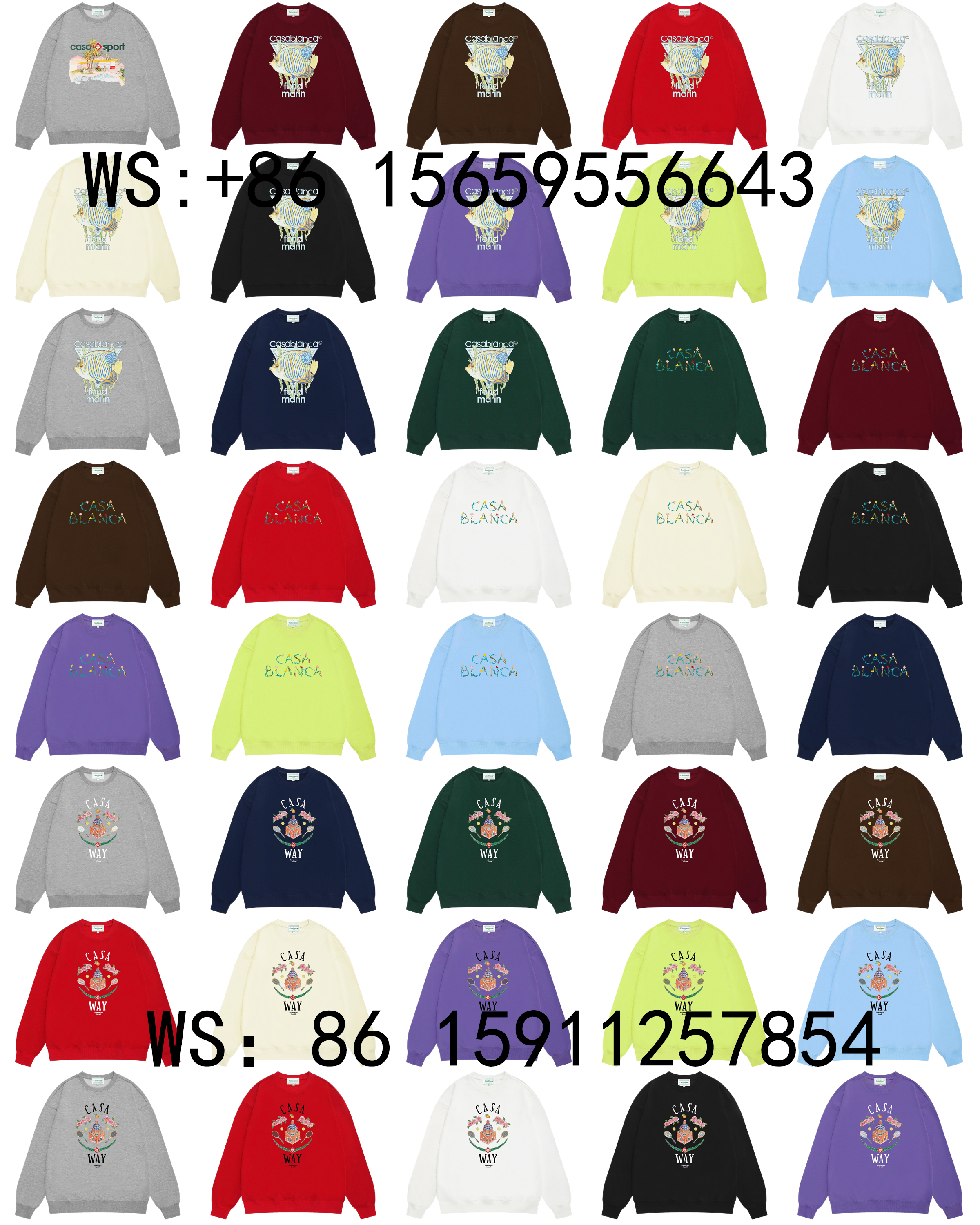 Casablanca Hoodies（78）