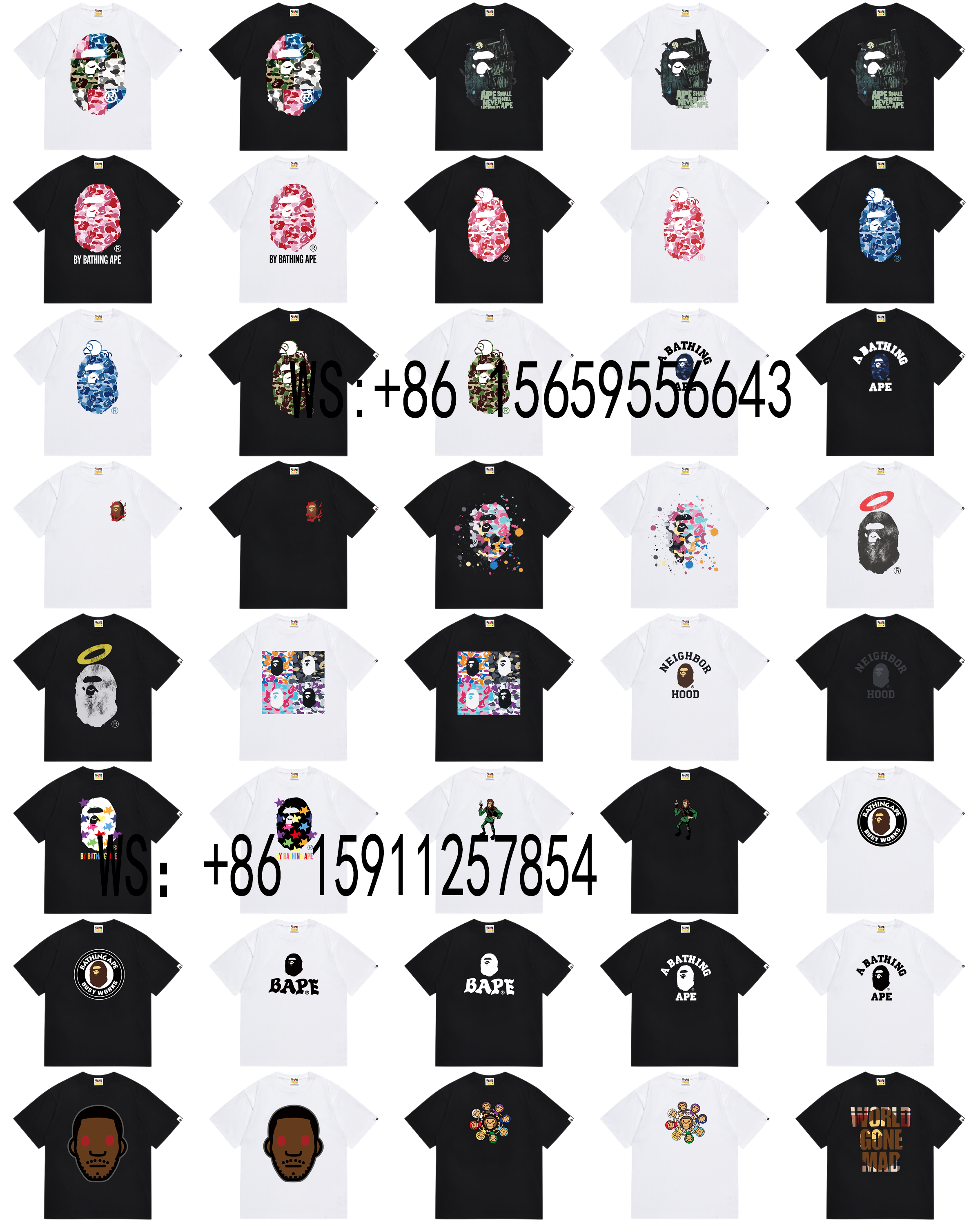A BATHING APE T-Shirts(148)
