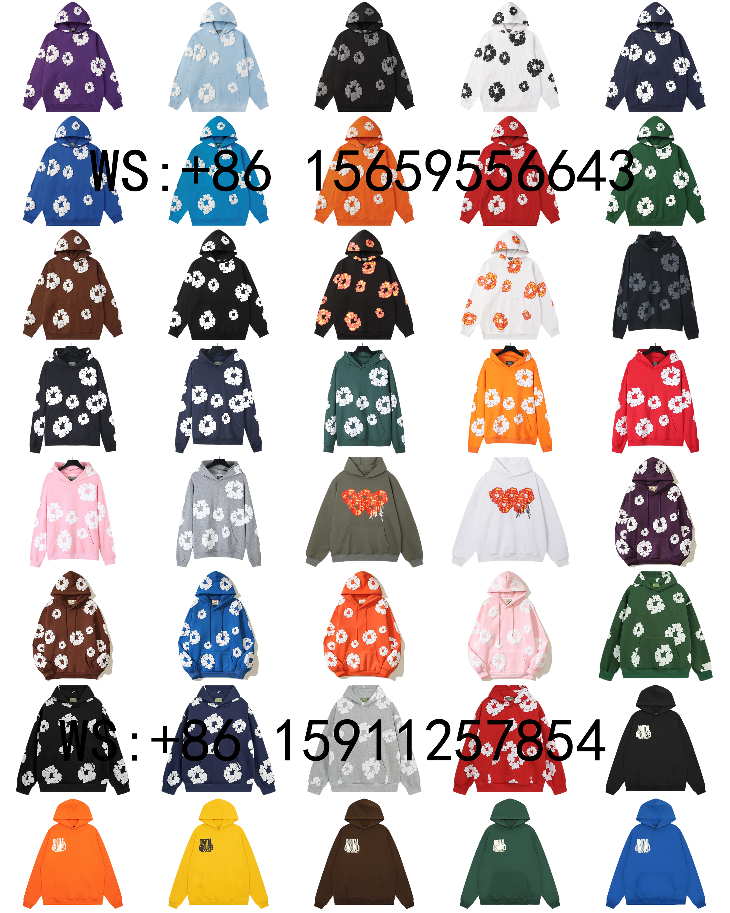 Denim Tears Hoodies（120）