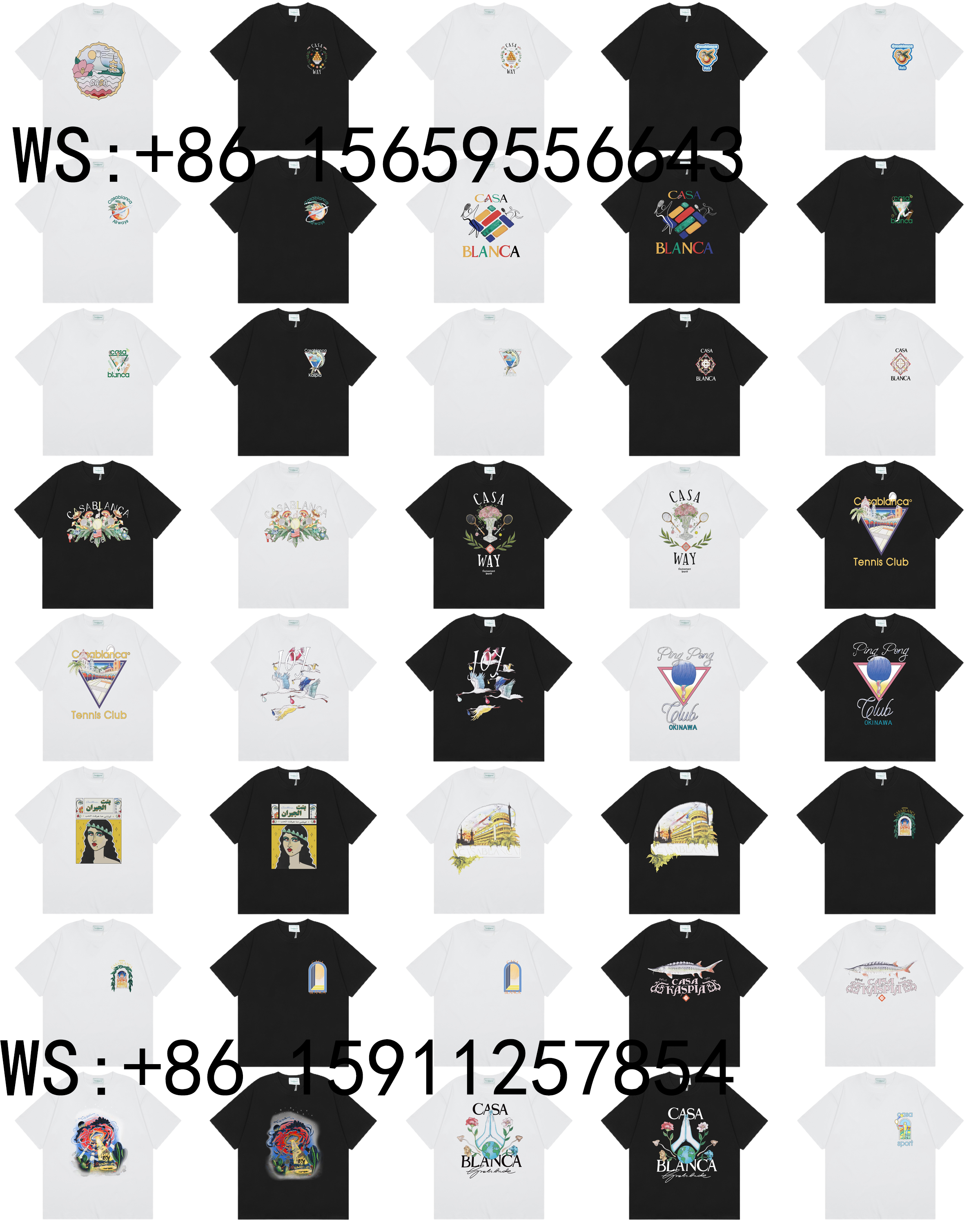 Casablanca T-Shirts（331)