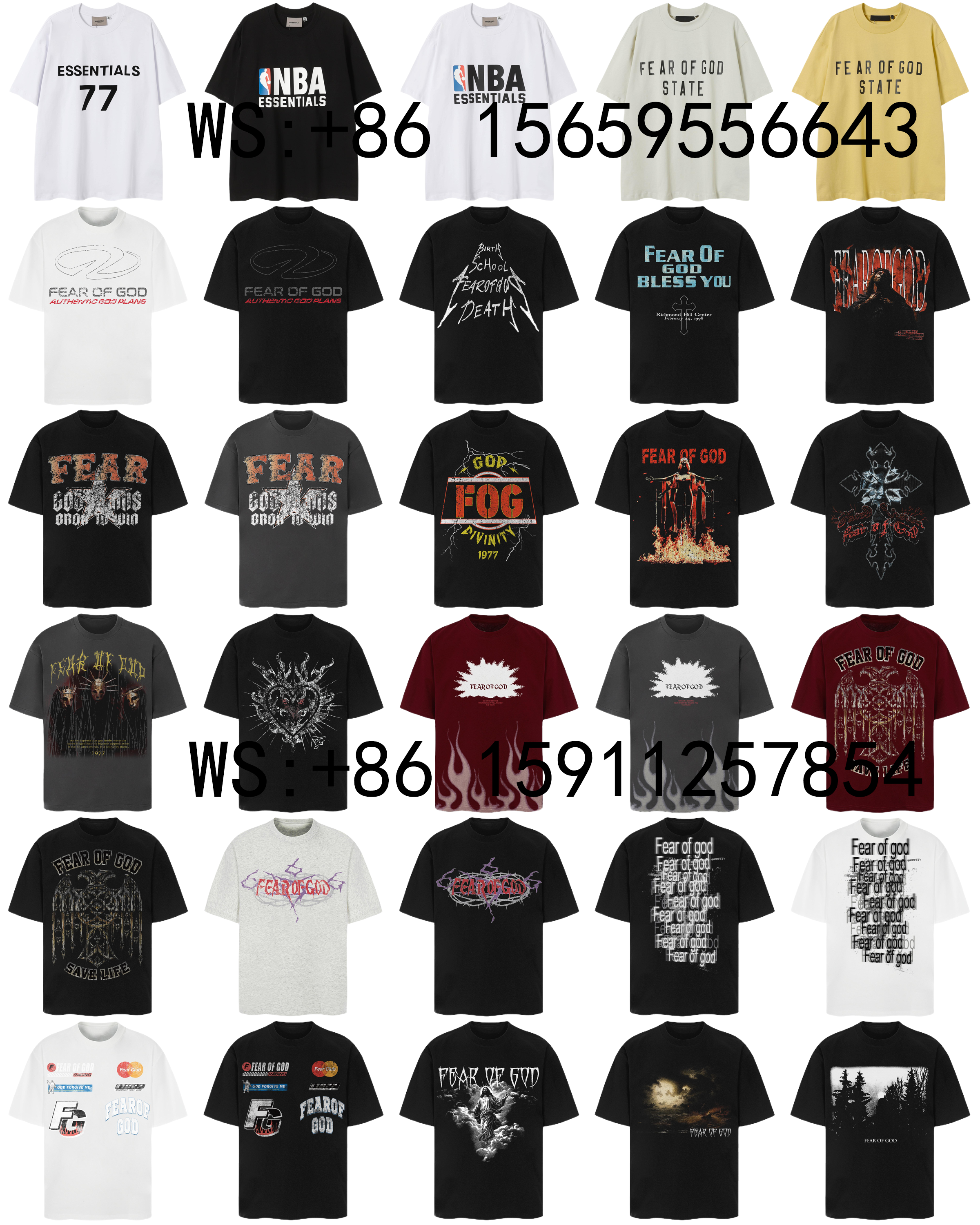 Fear of God T-Shirts(419)