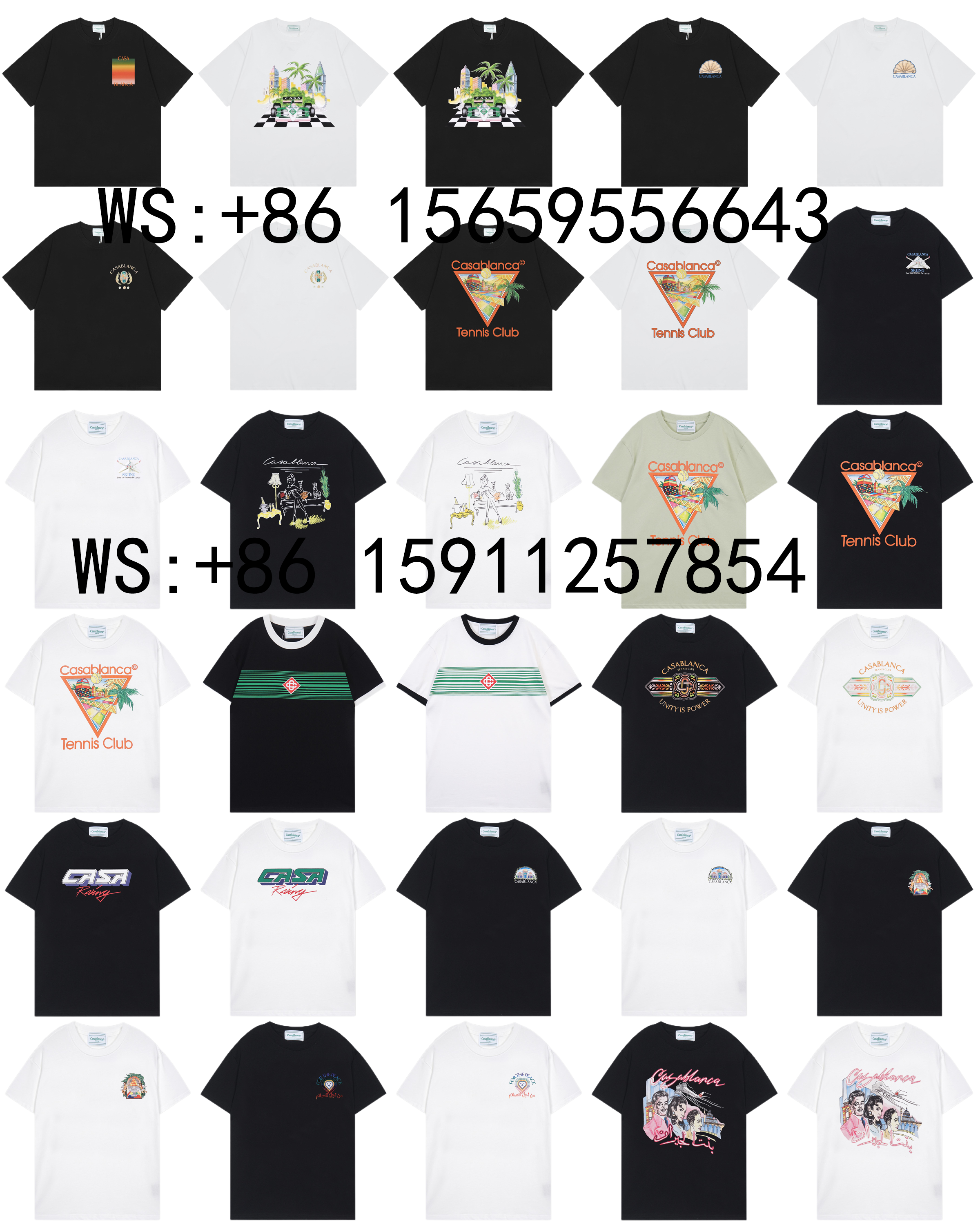 Casablanca T-Shirts(322）