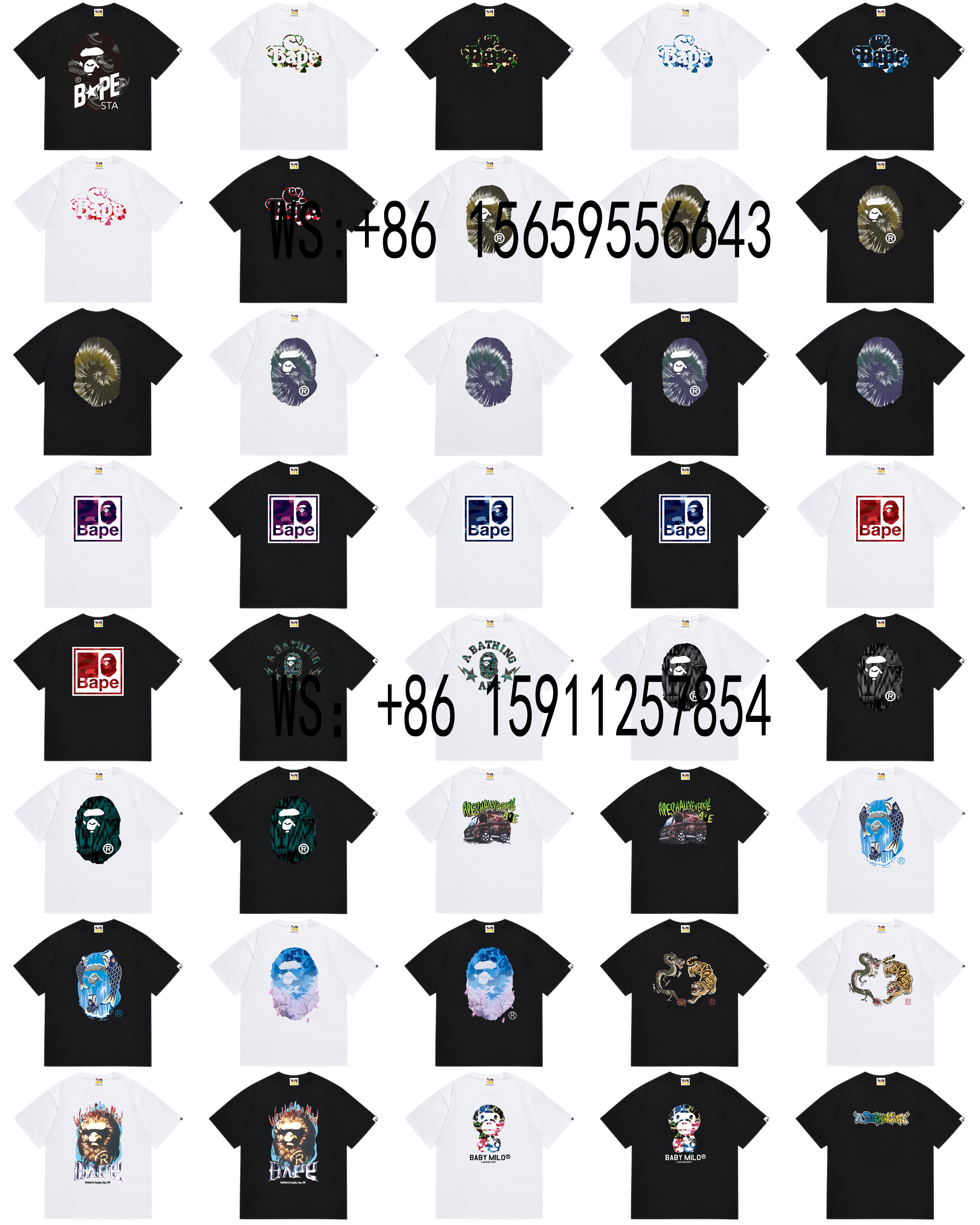 A BATHING APE T-Shirts(150)